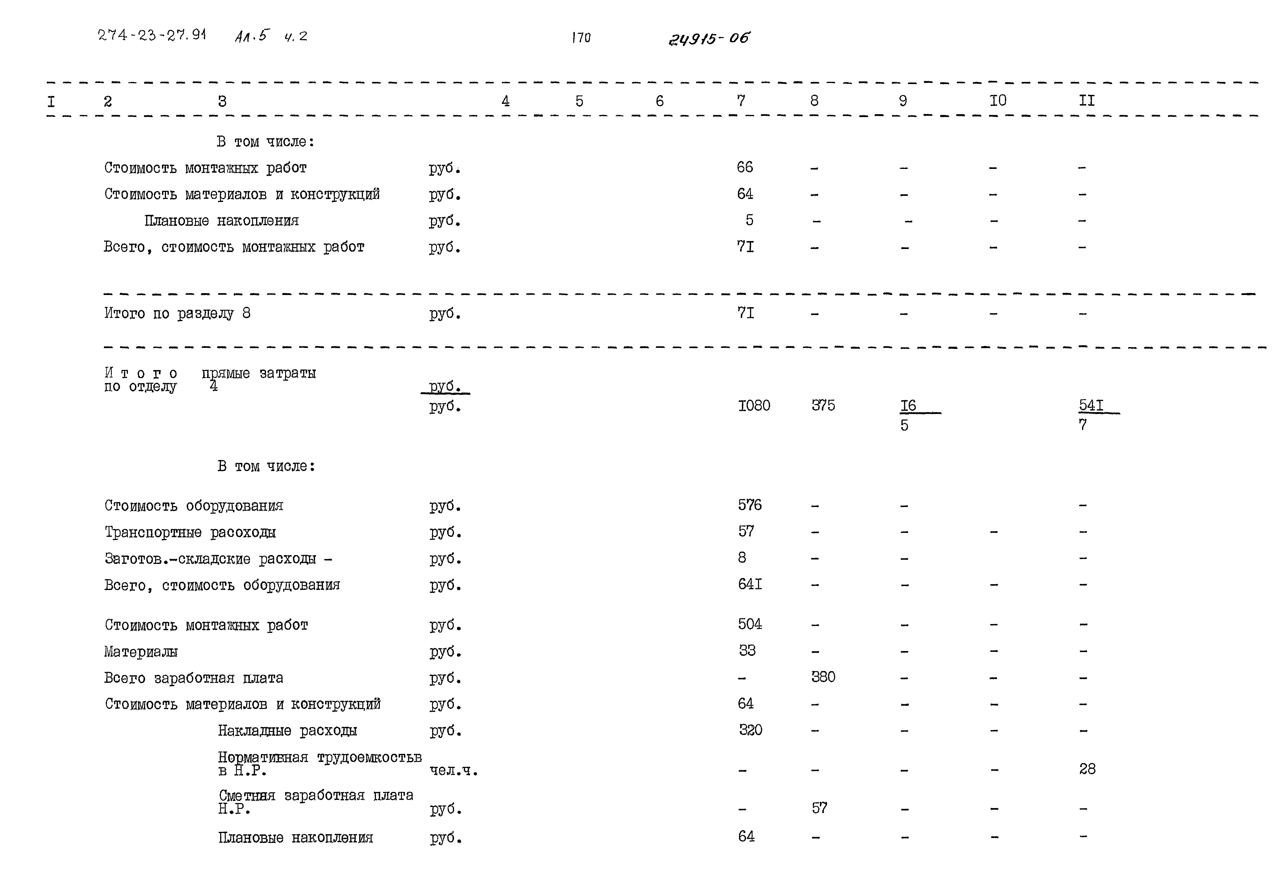 Типовой проект 274-23-27.91