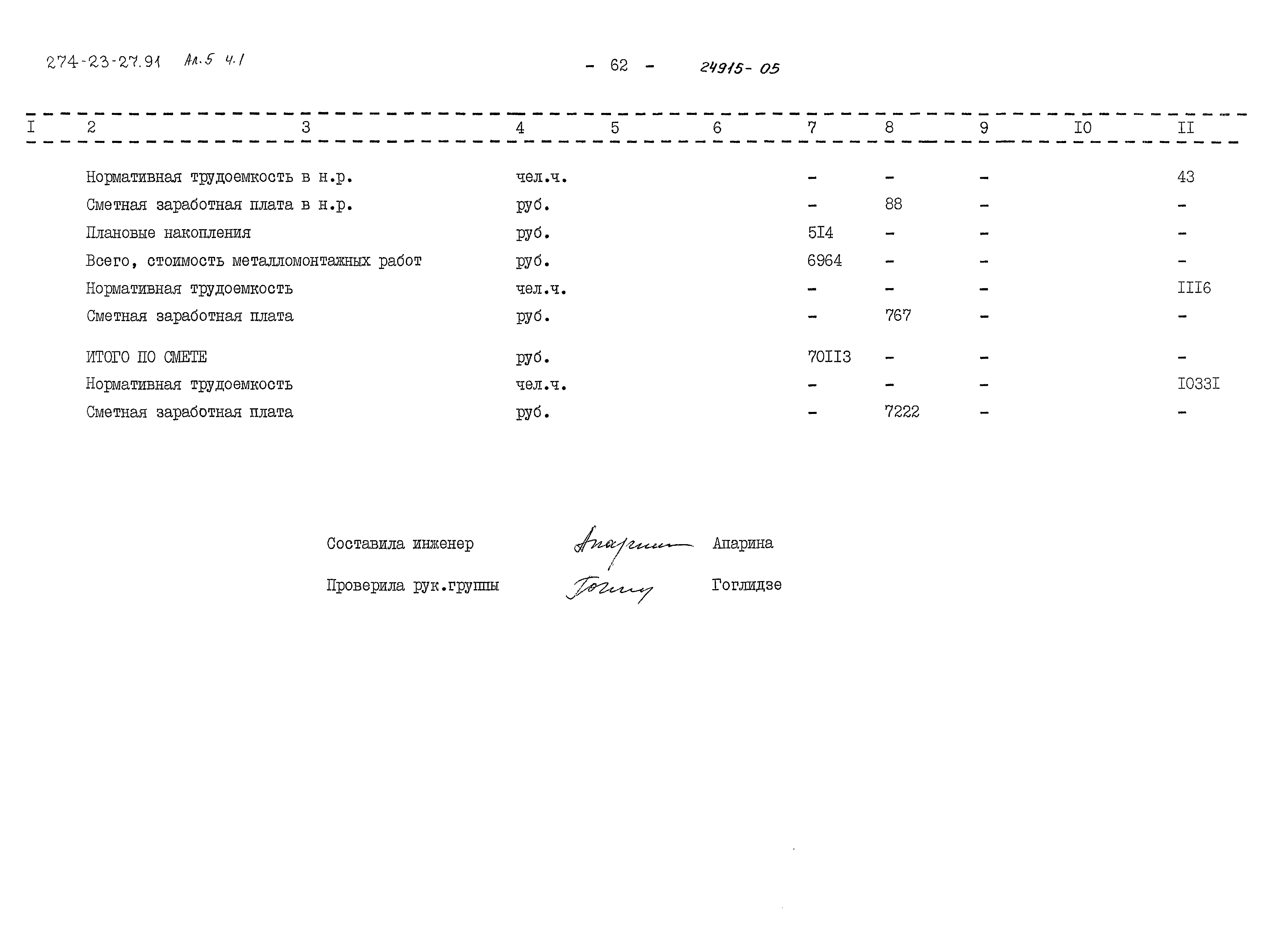 Типовой проект 274-23-27.91