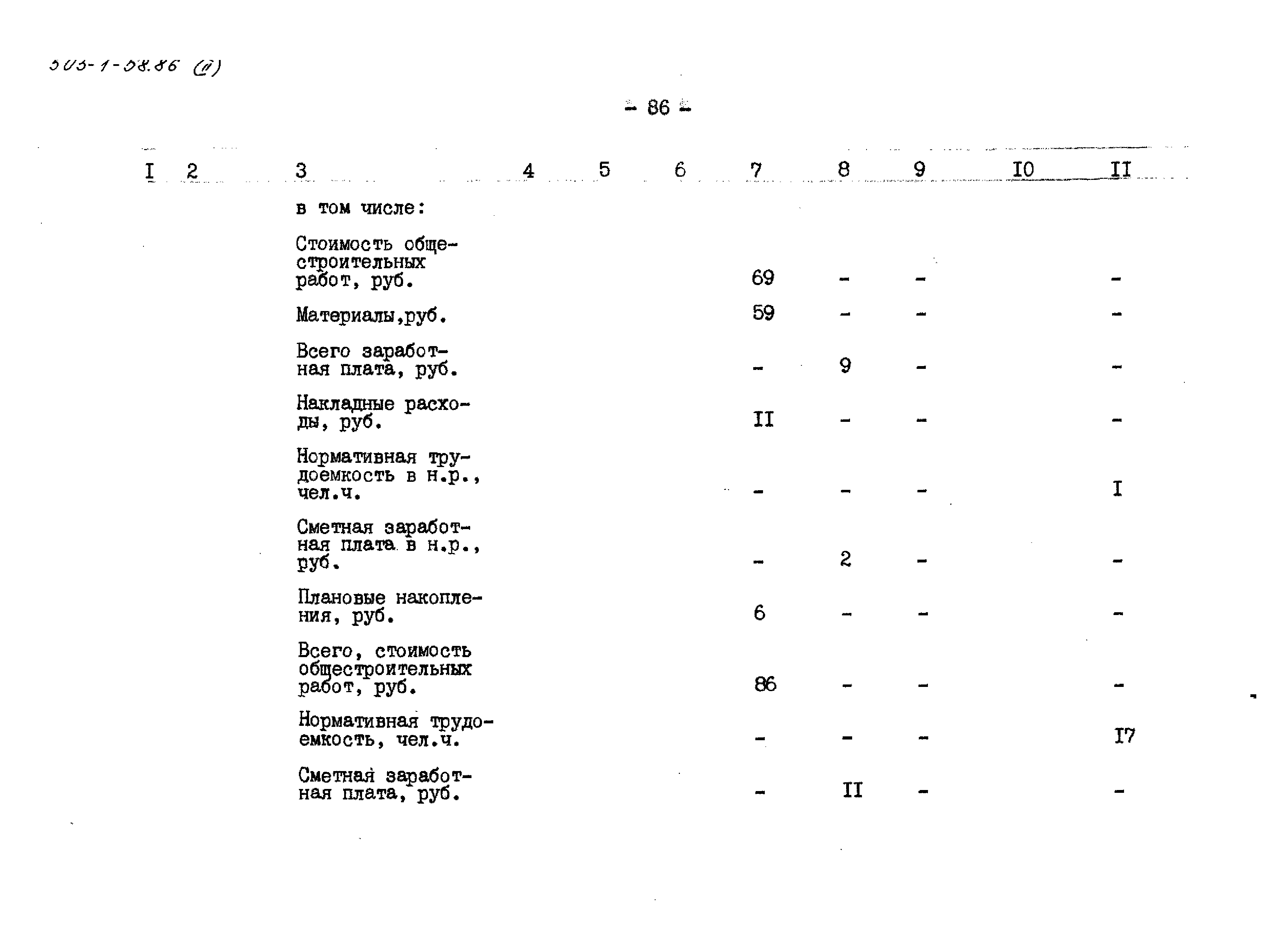 Типовой проект 503-1-58.86