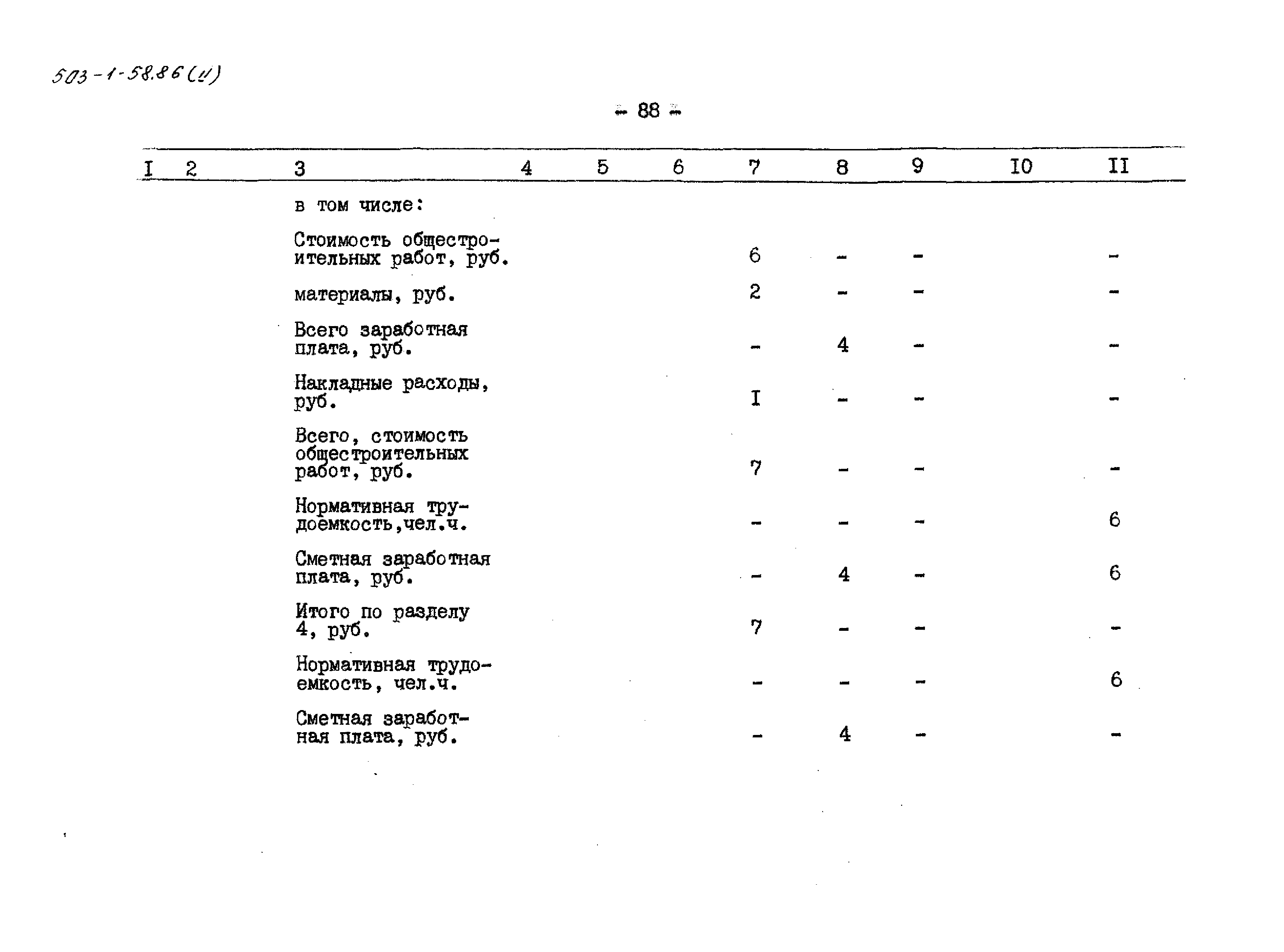 Типовой проект 503-1-58.86