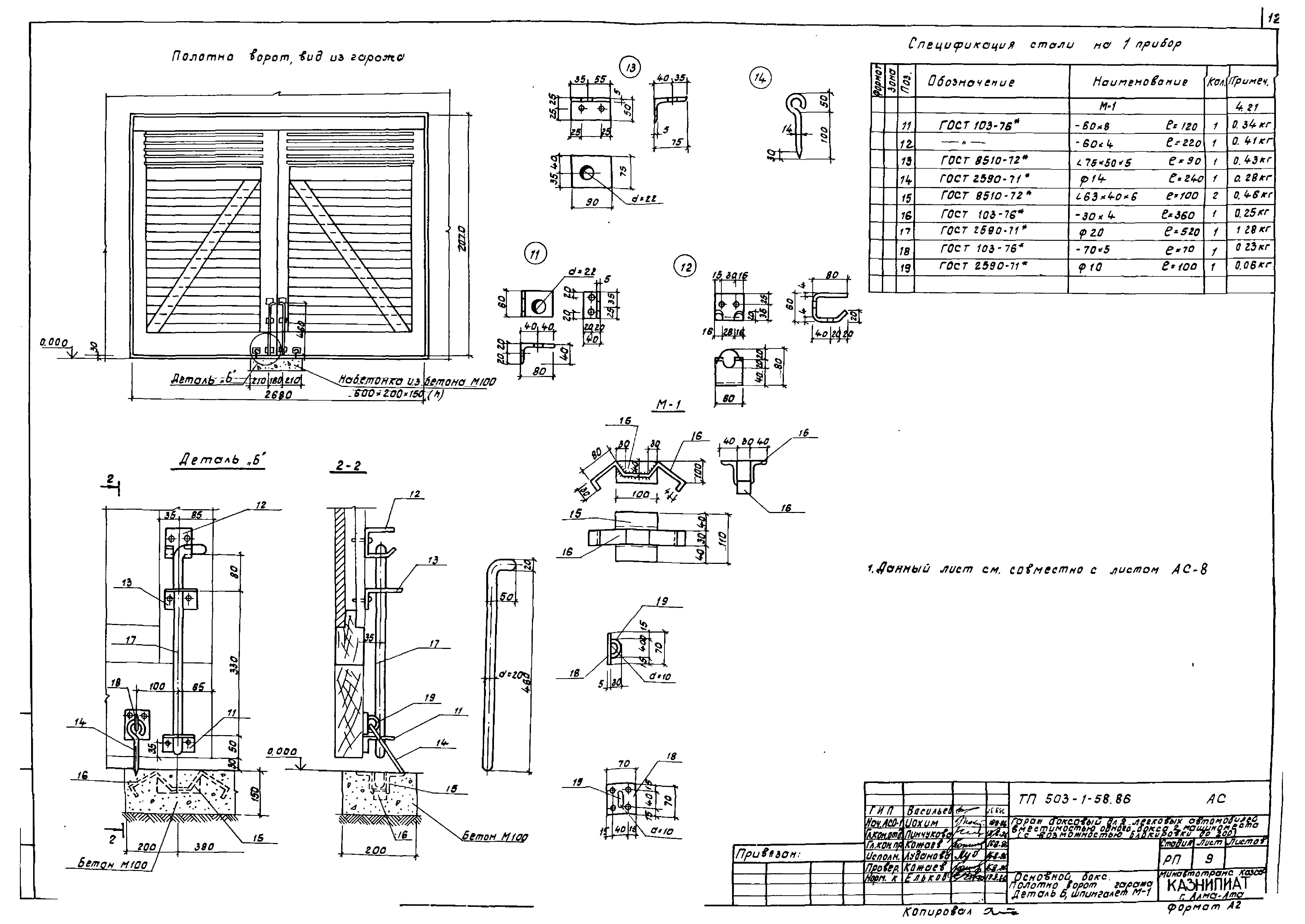 Типовой проект 503-1-58.86