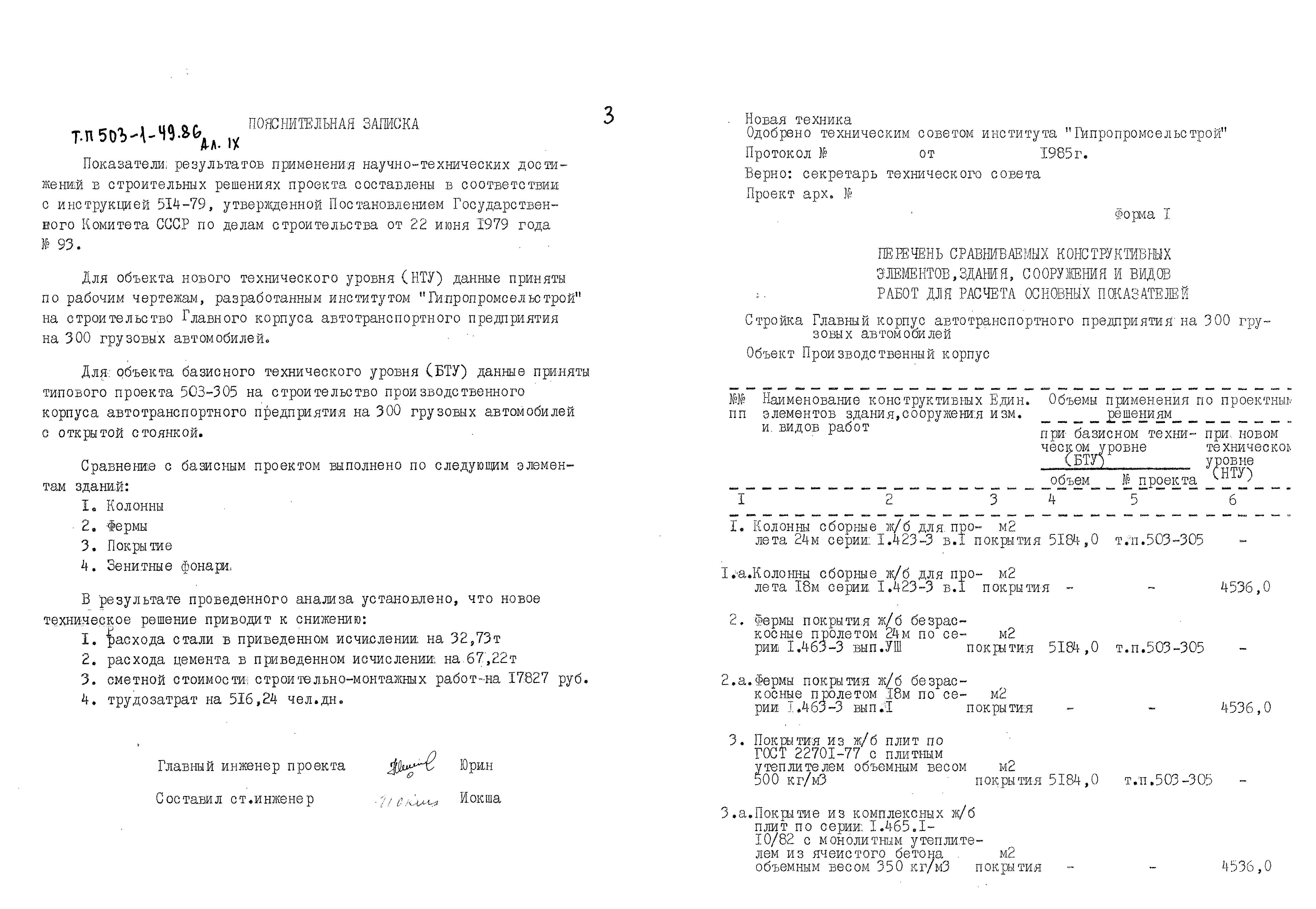 Типовой проект 503-1-49.86