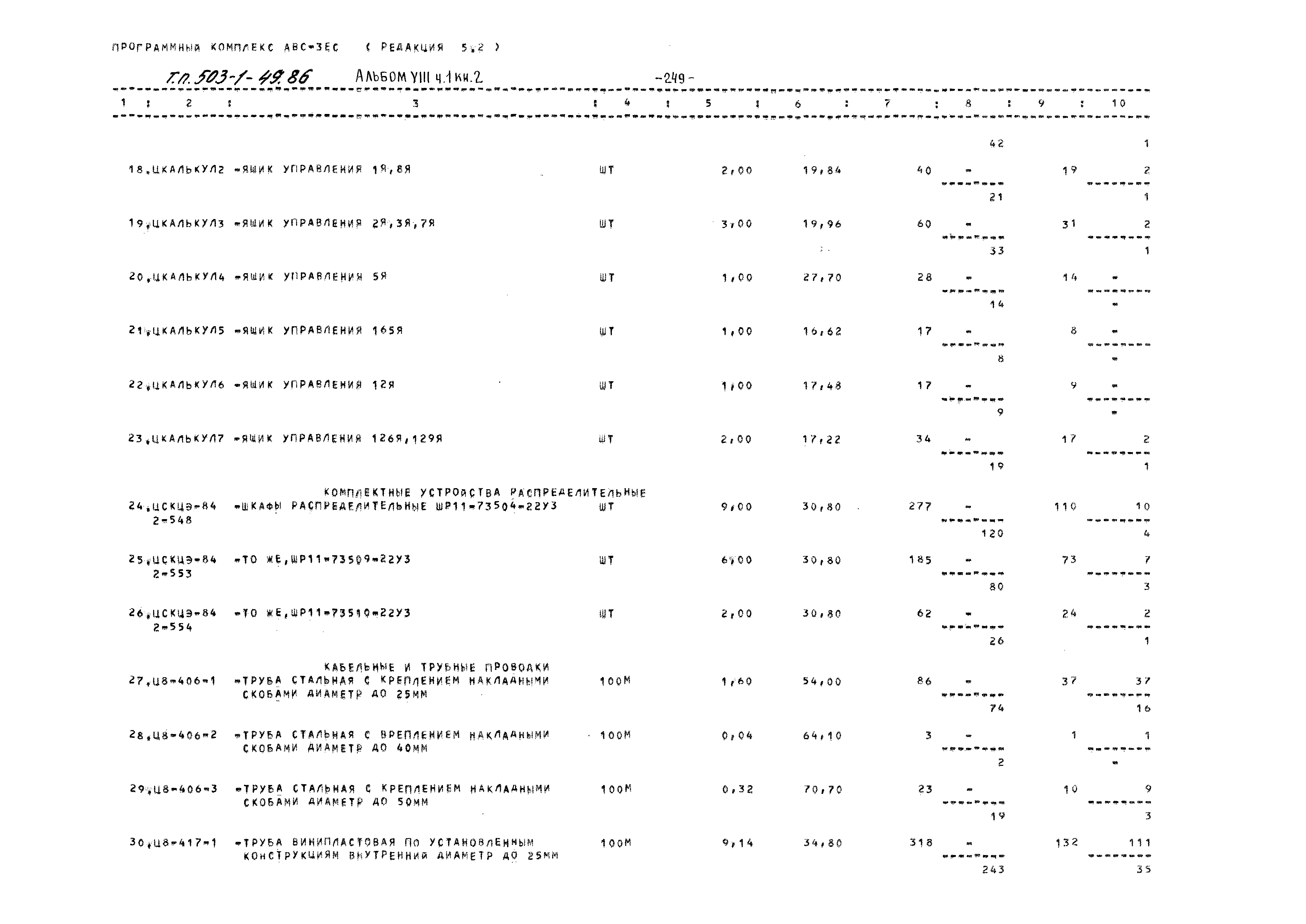 Типовой проект 503-1-49.86