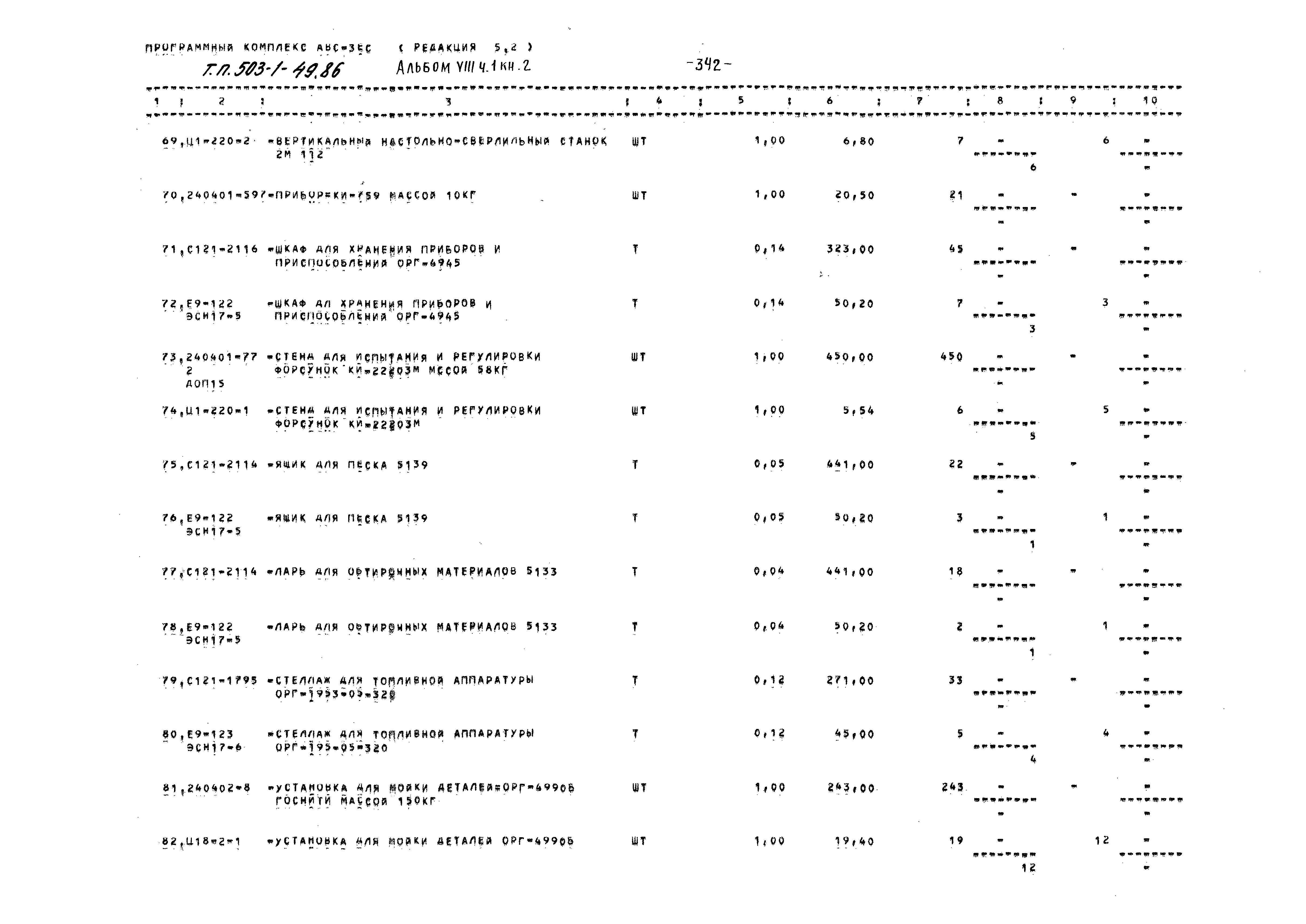 Типовой проект 503-1-49.86