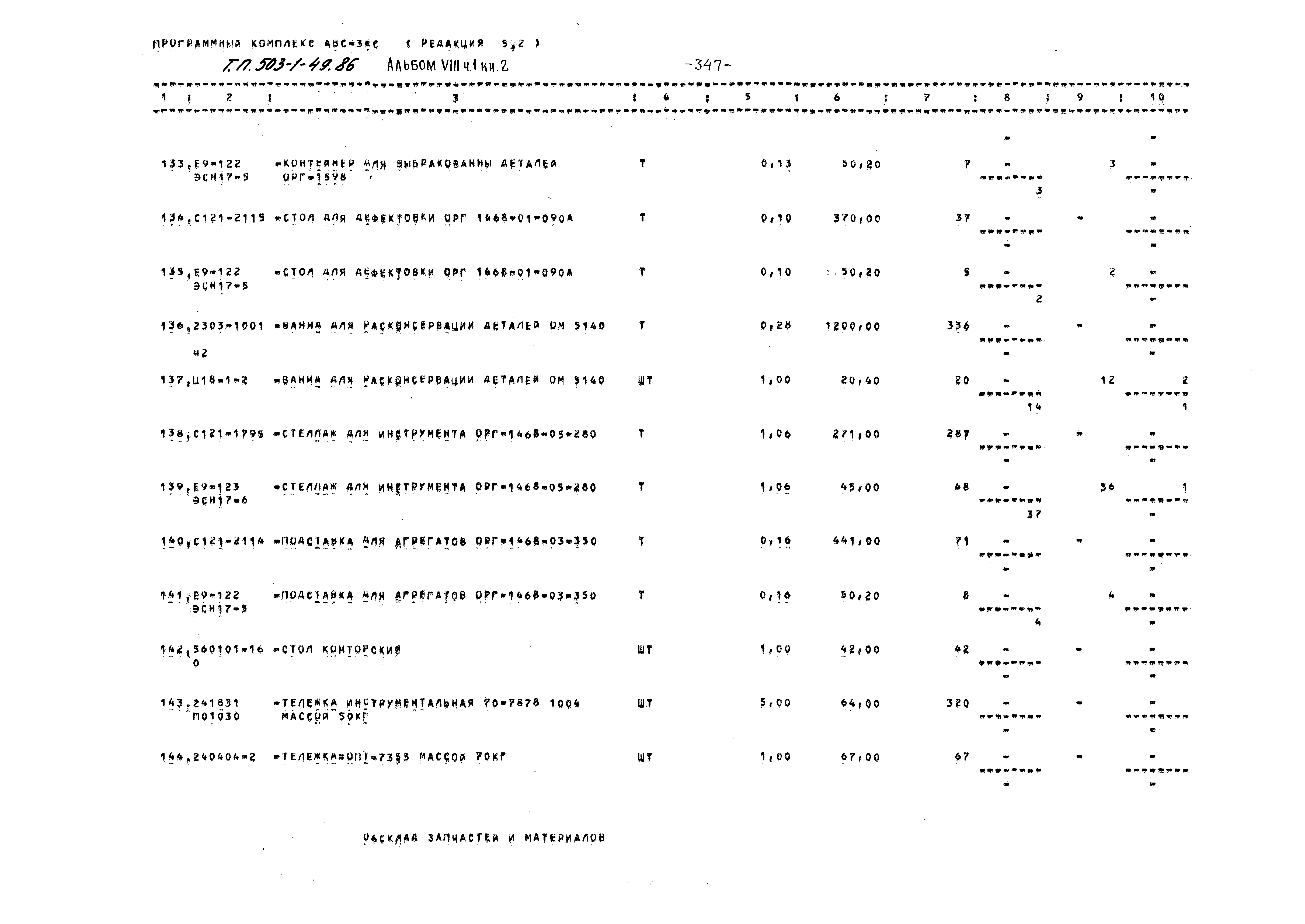 Типовой проект 503-1-49.86