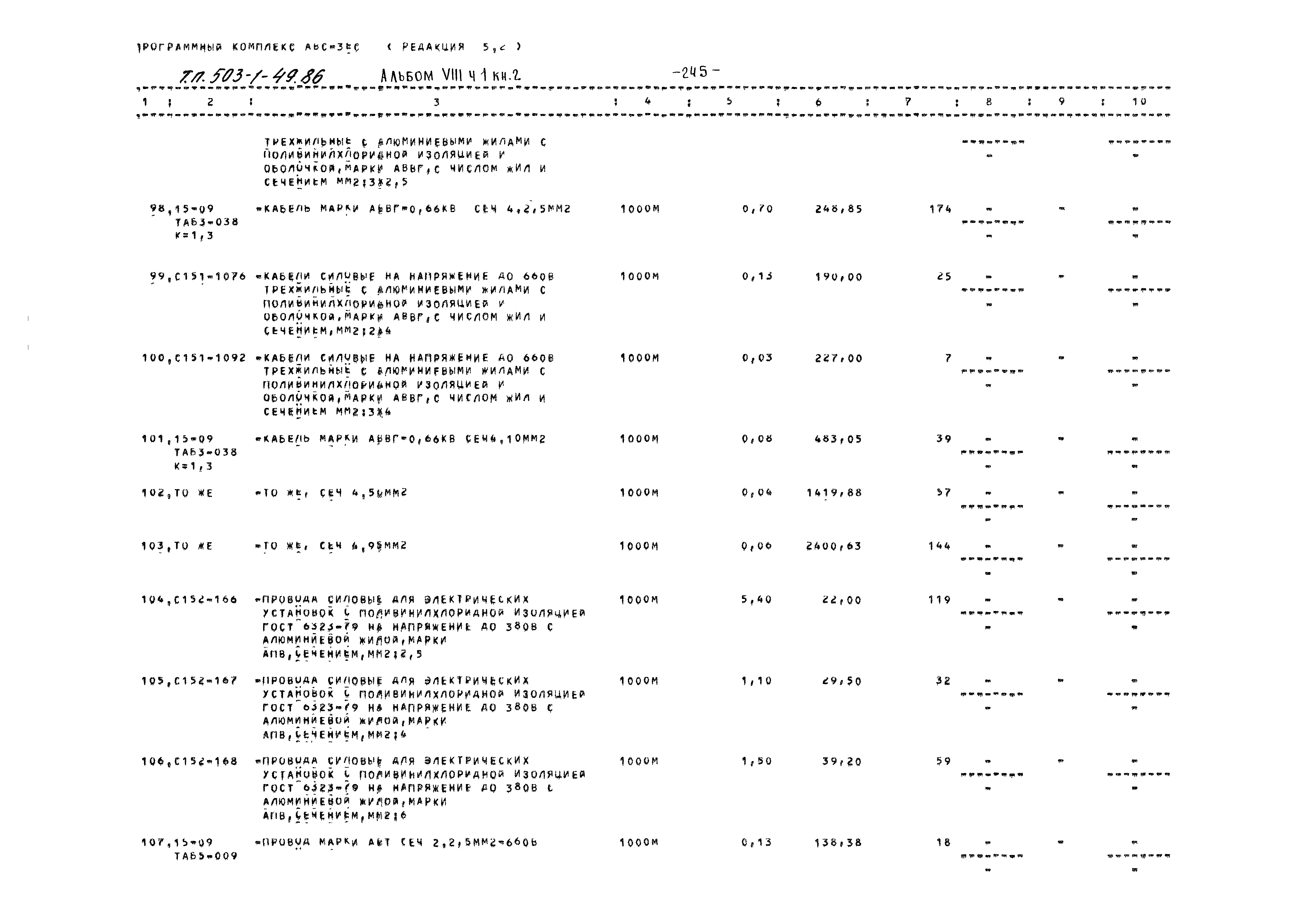 Типовой проект 503-1-49.86