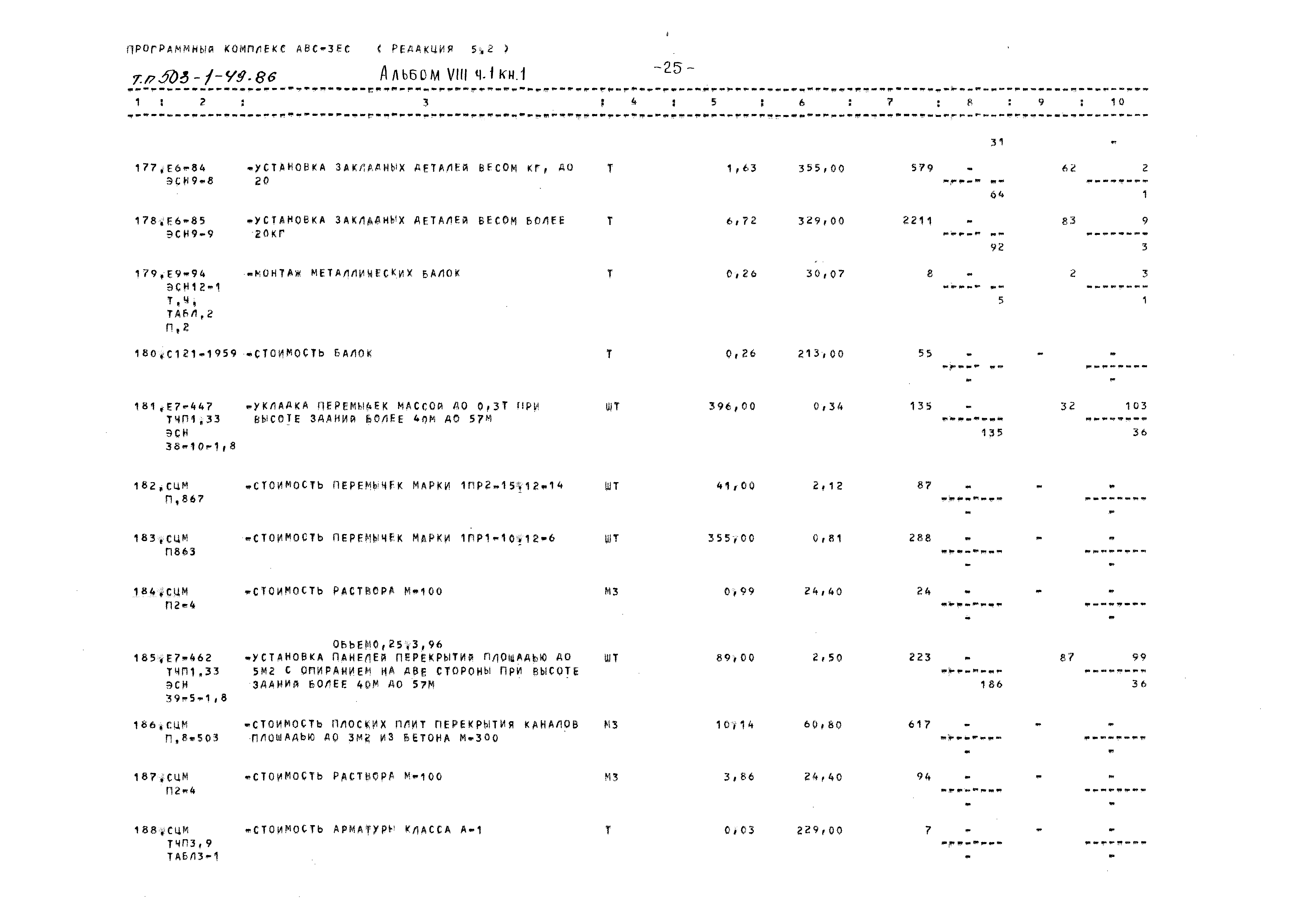 Типовой проект 503-1-49.86