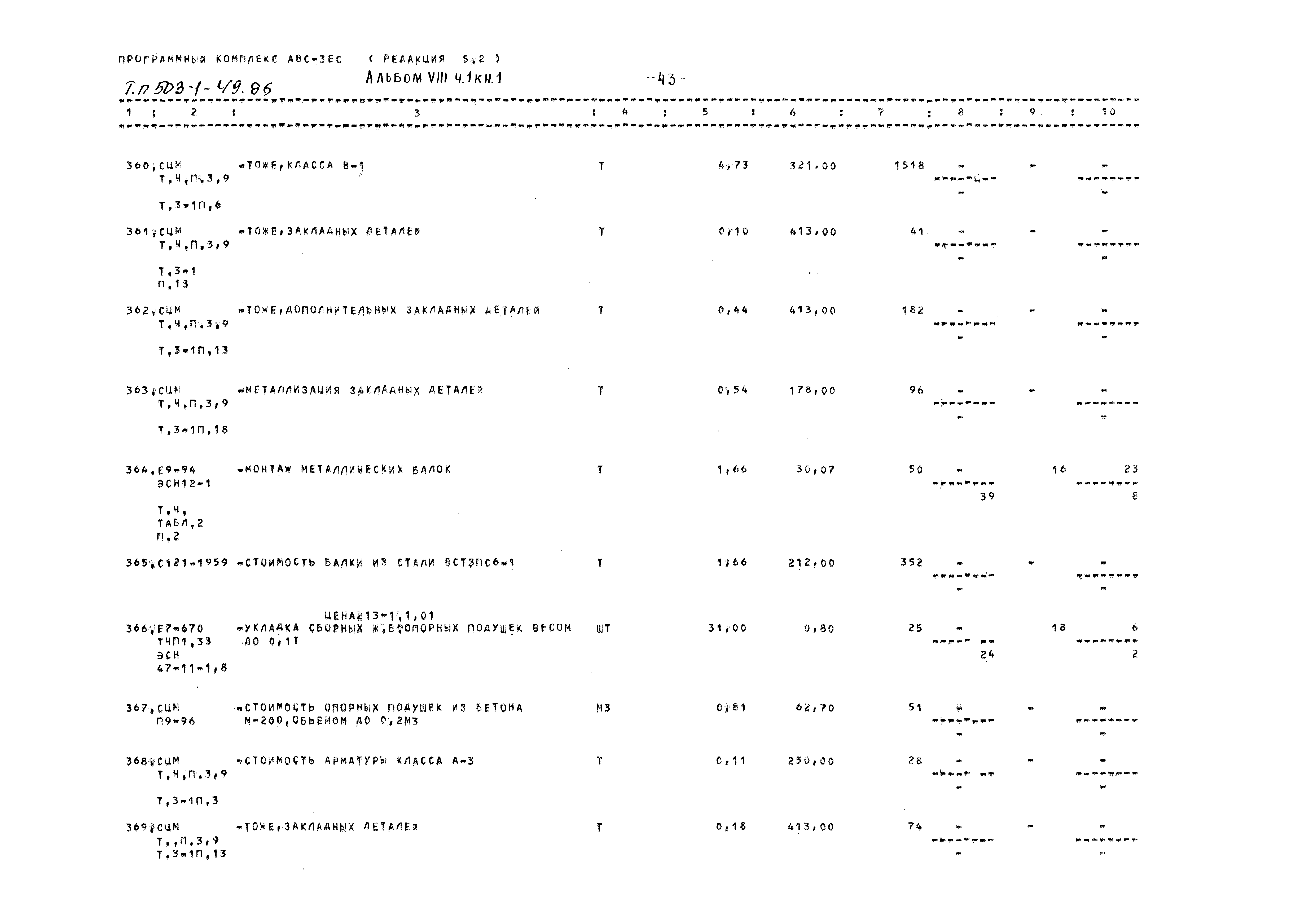 Типовой проект 503-1-49.86
