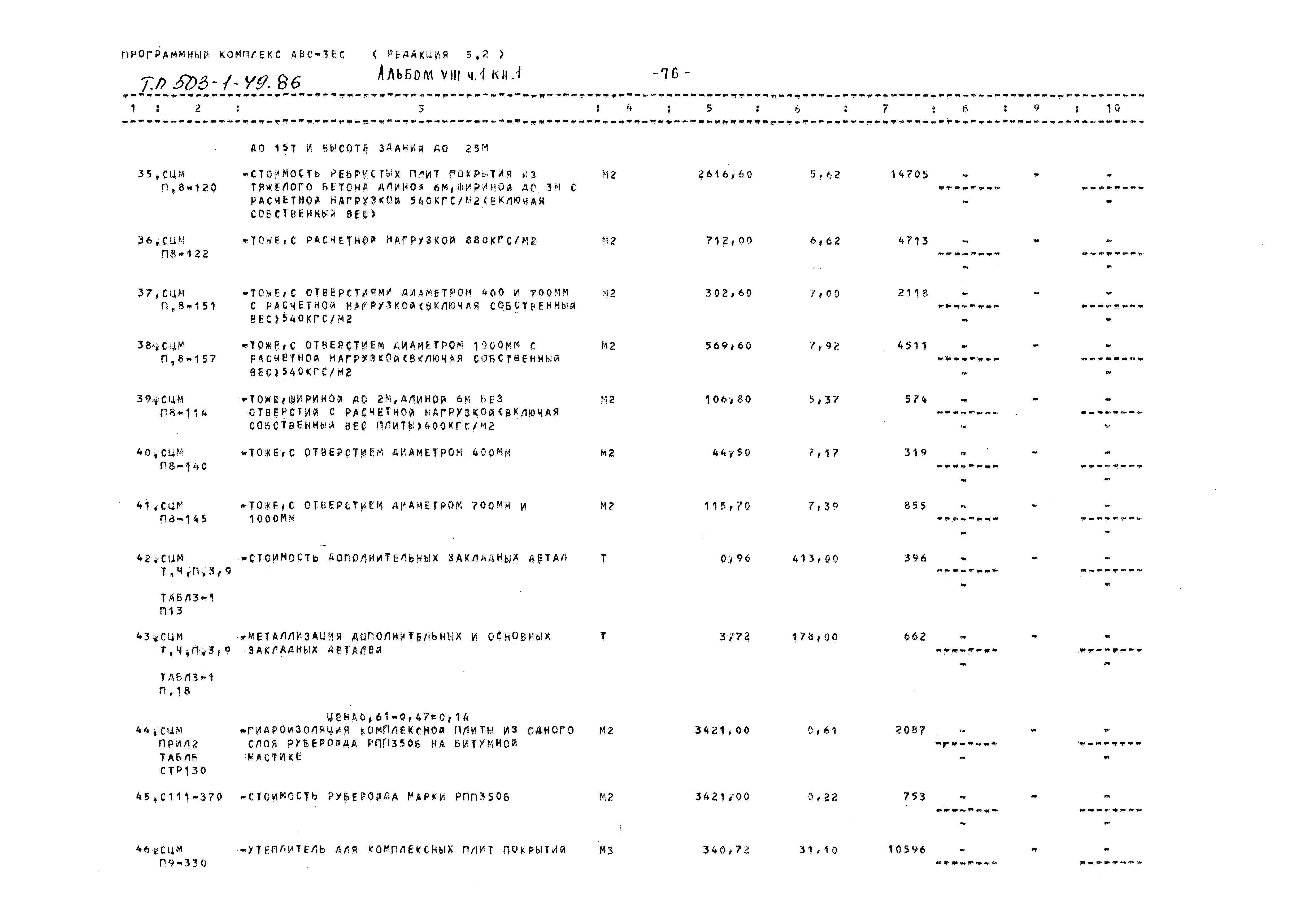 Типовой проект 503-1-49.86