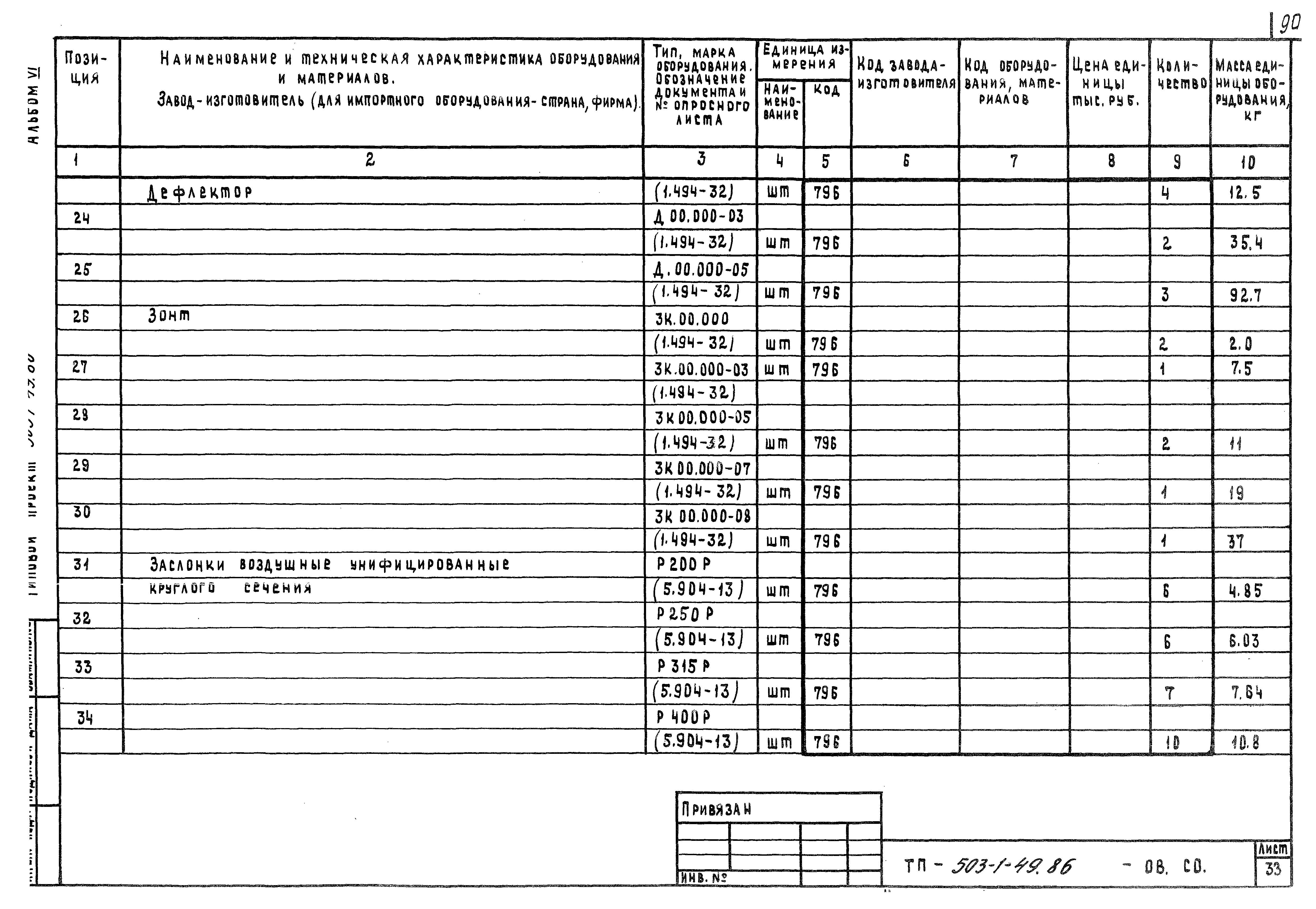 Типовой проект 503-1-49.86