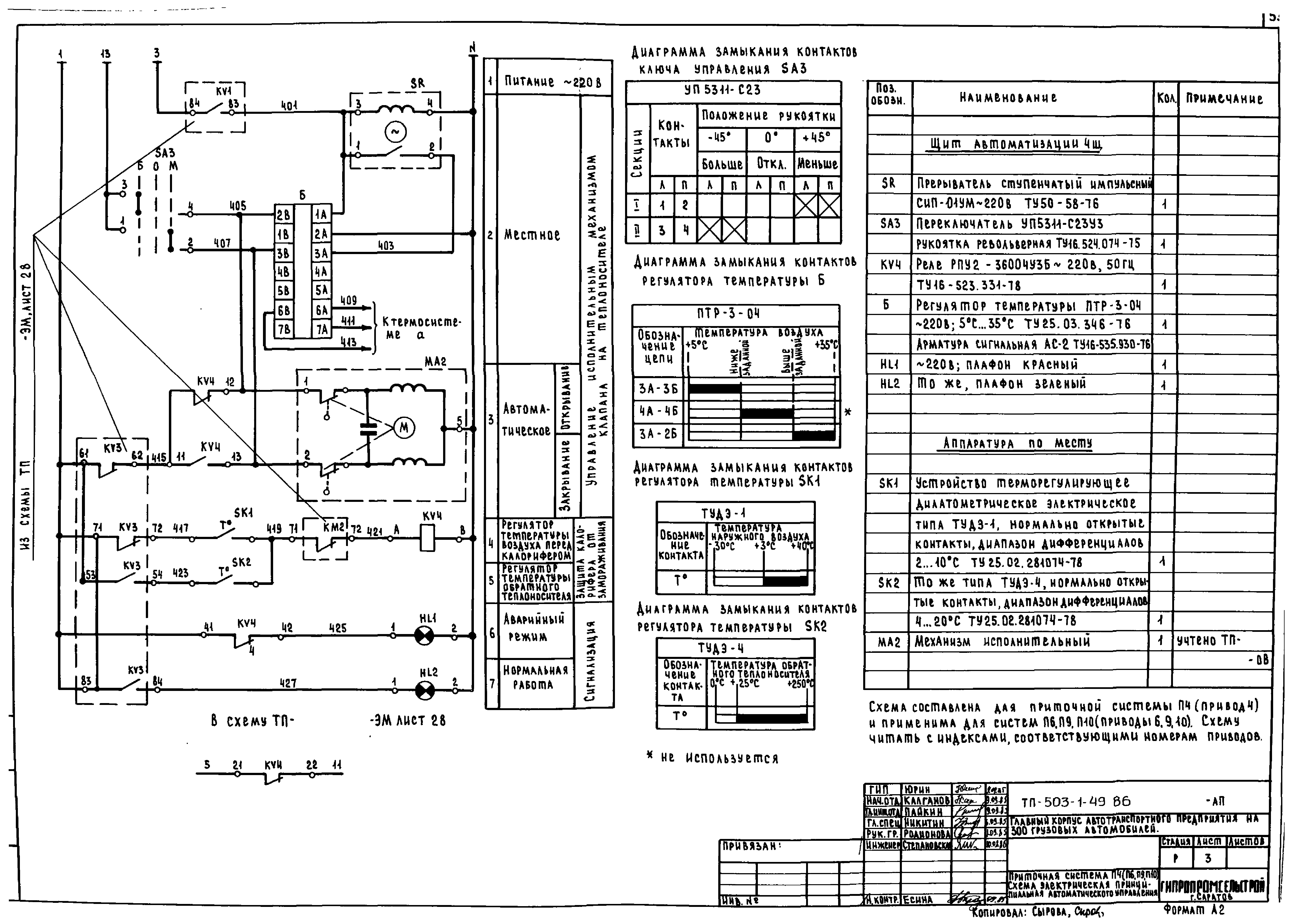 Типовой проект 503-1-49.86