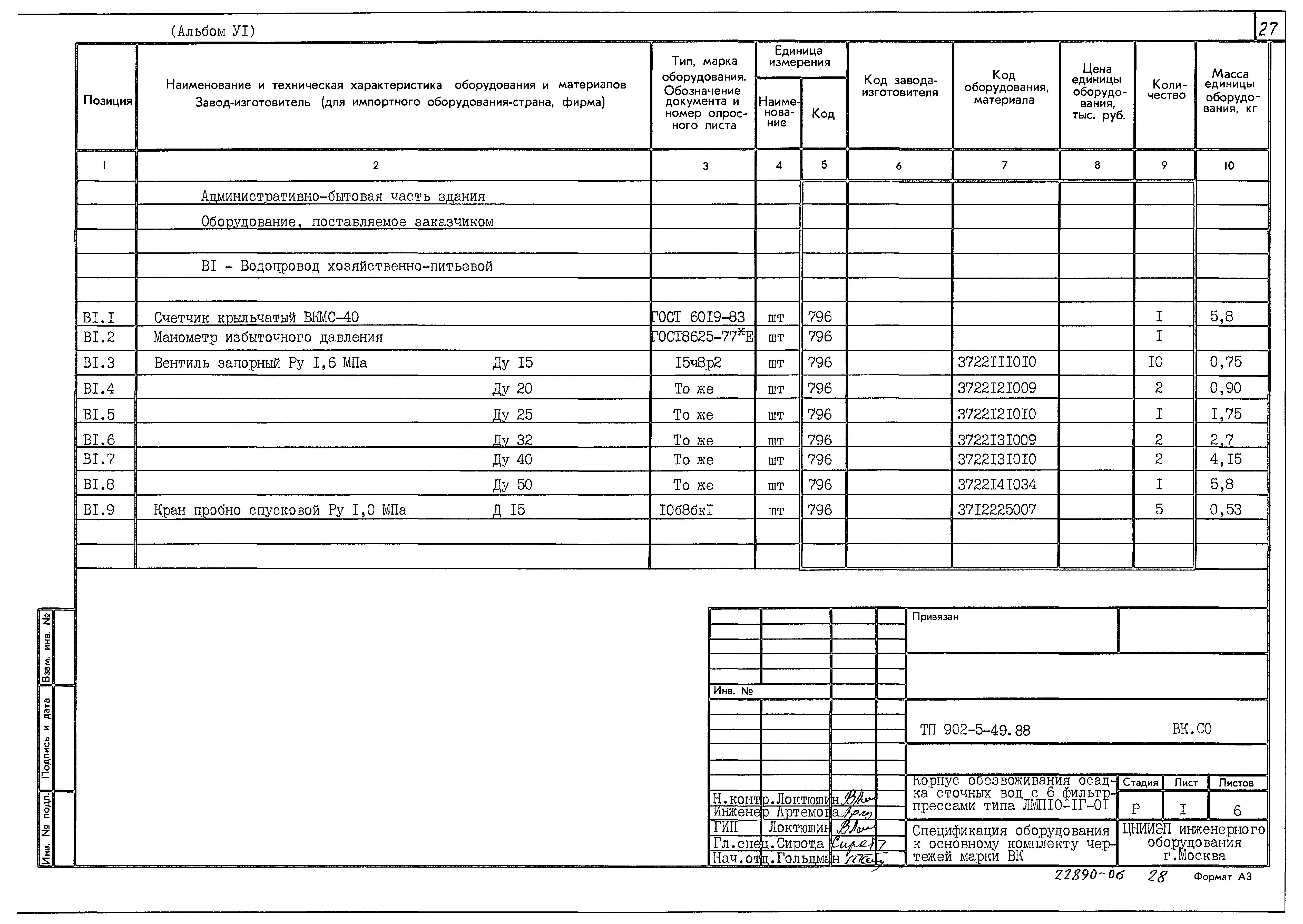 Типовой проект 902-5-49.88
