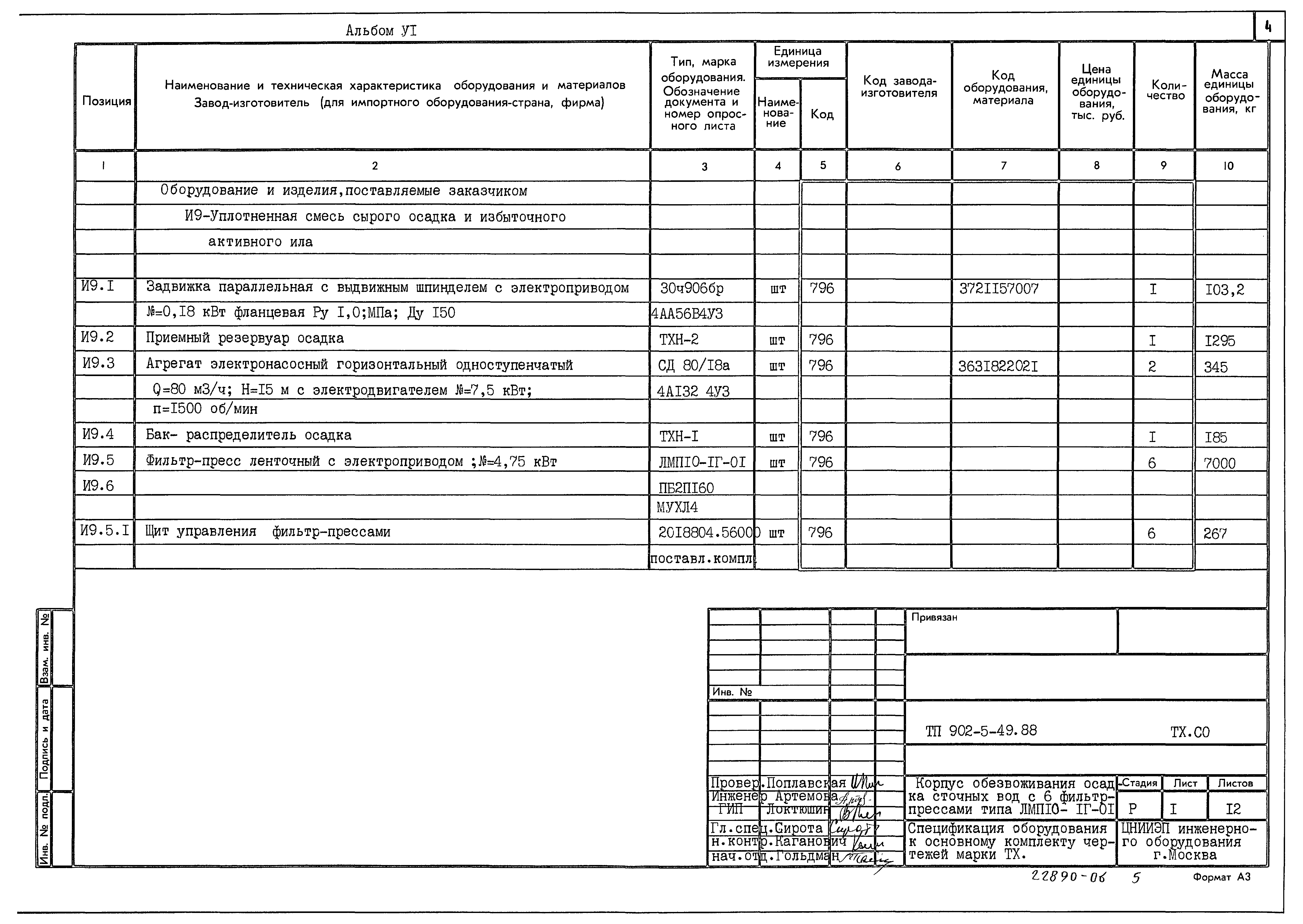 Типовой проект 902-5-49.88