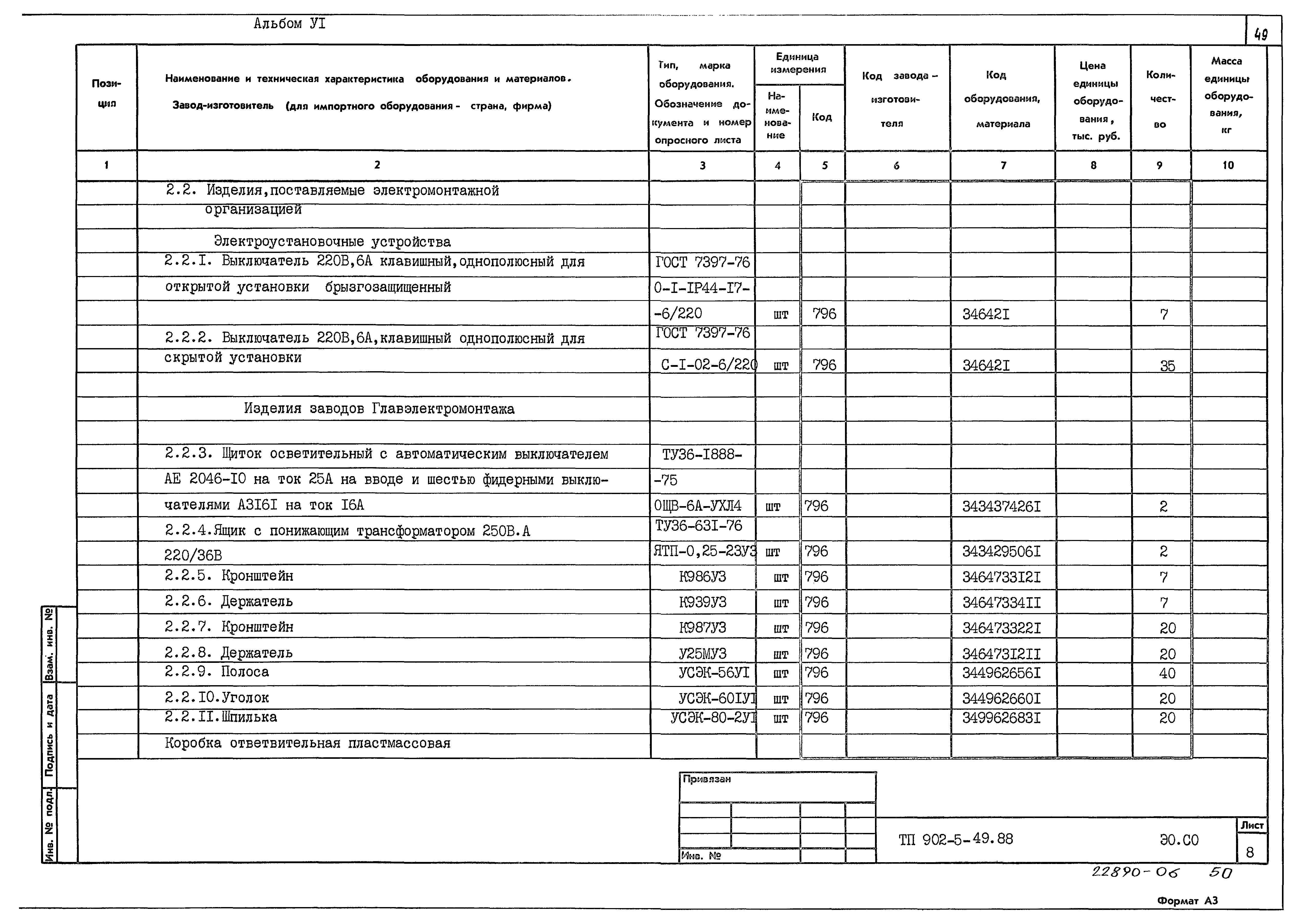 Типовой проект 902-5-49.88