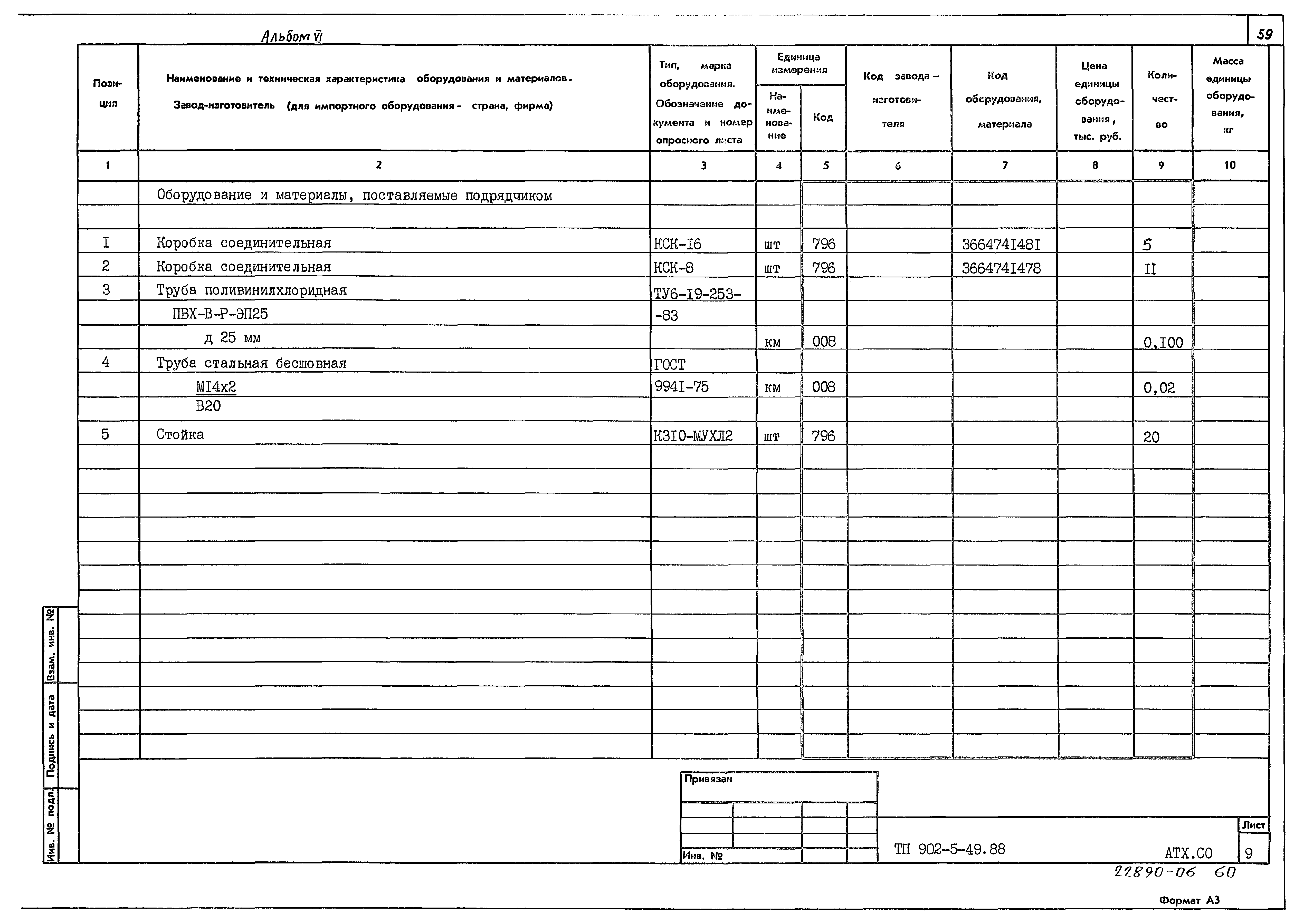 Типовой проект 902-5-49.88