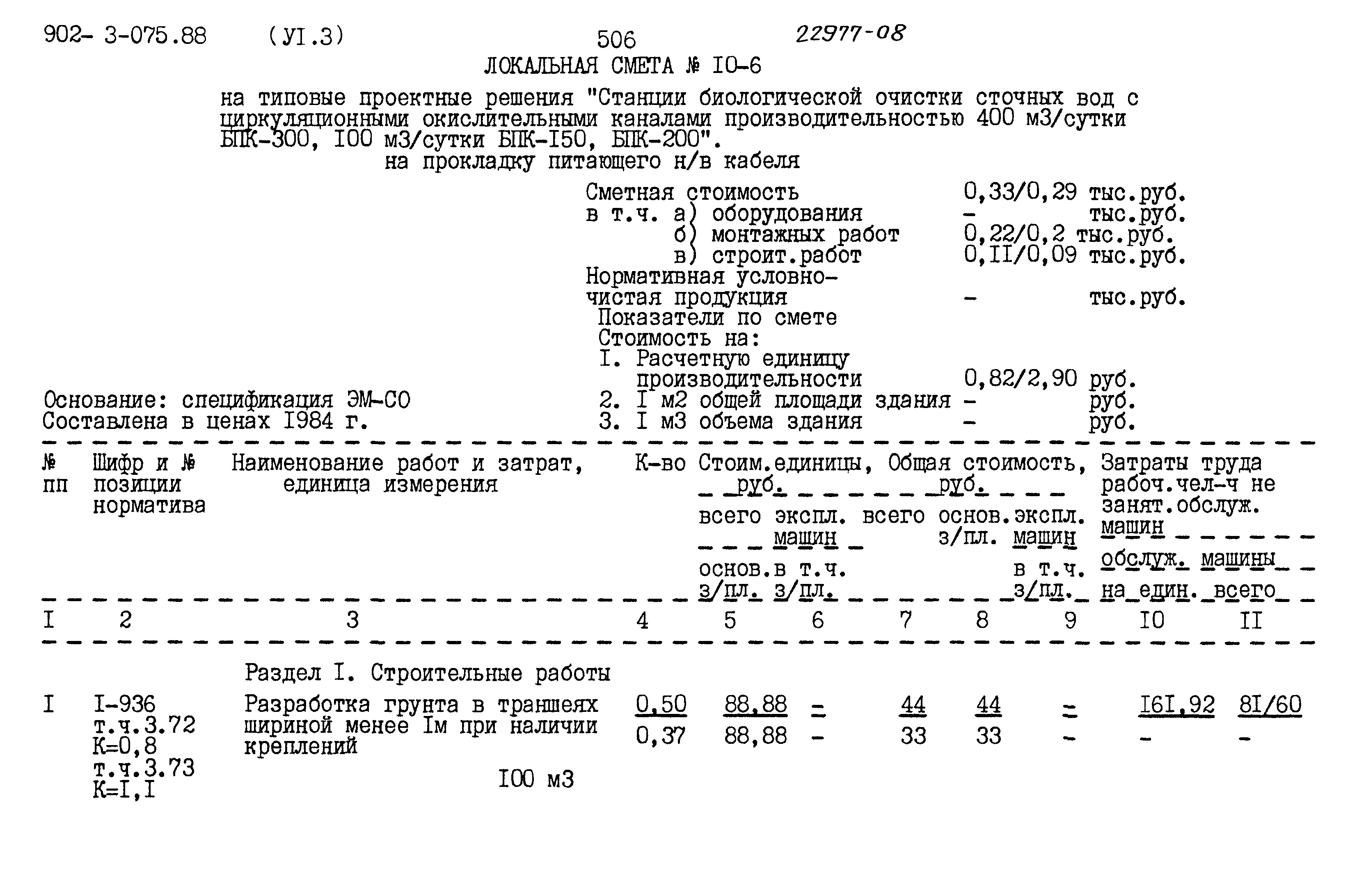 Типовые проектные решения 902-3-075.88