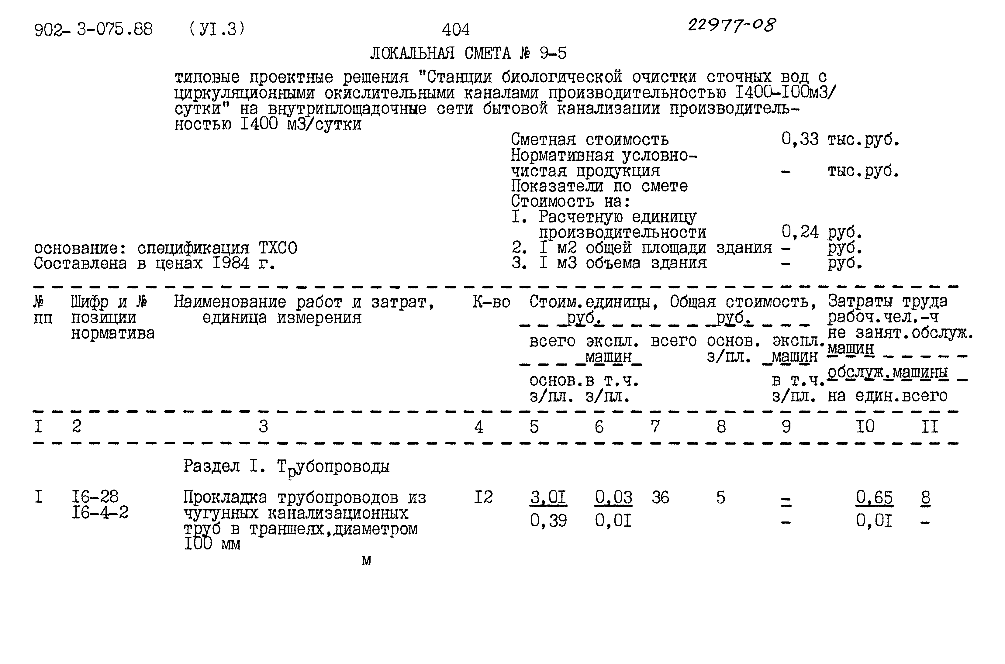 Типовые проектные решения 902-3-075.88