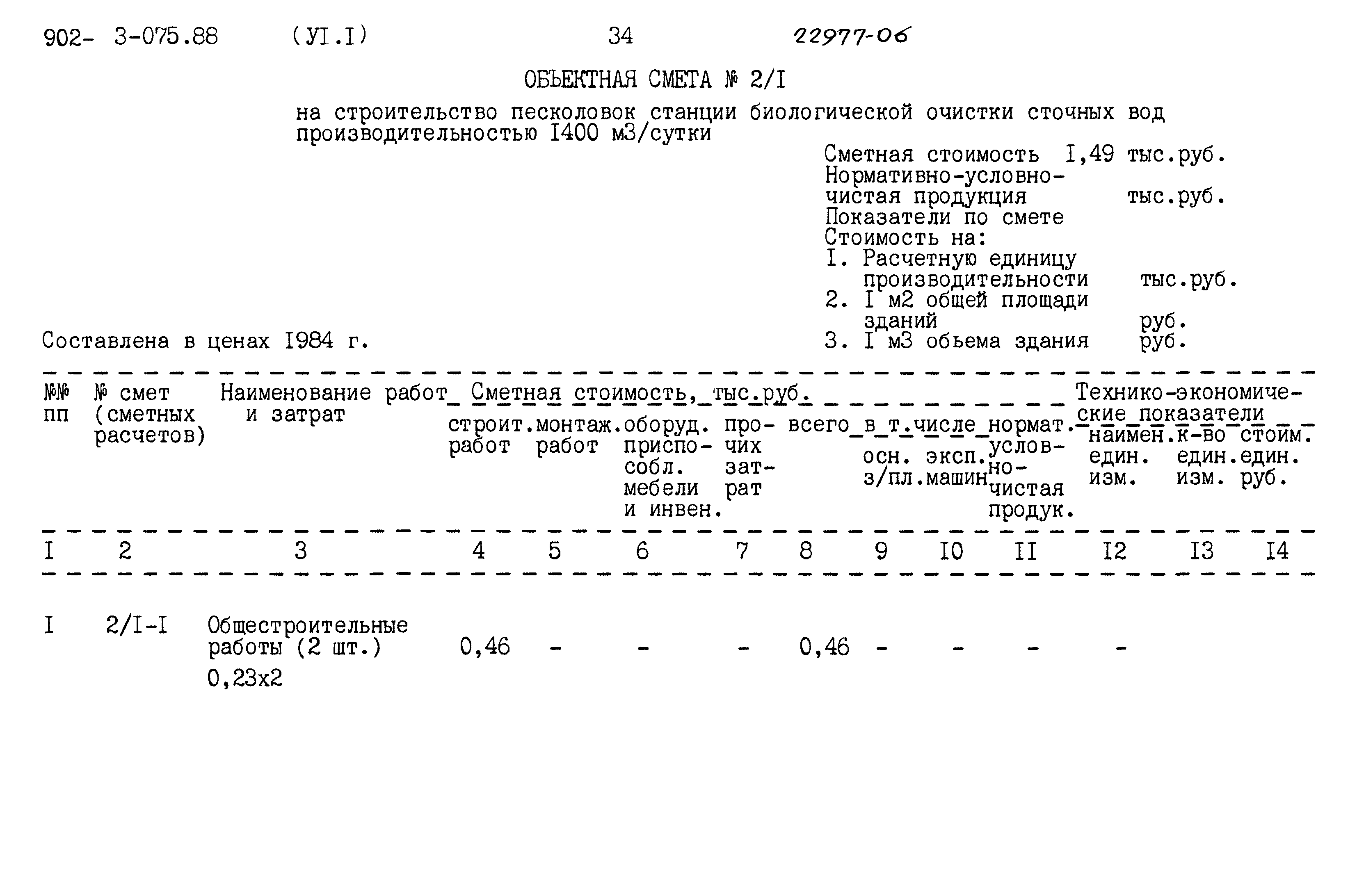 Типовые проектные решения 902-3-075.88