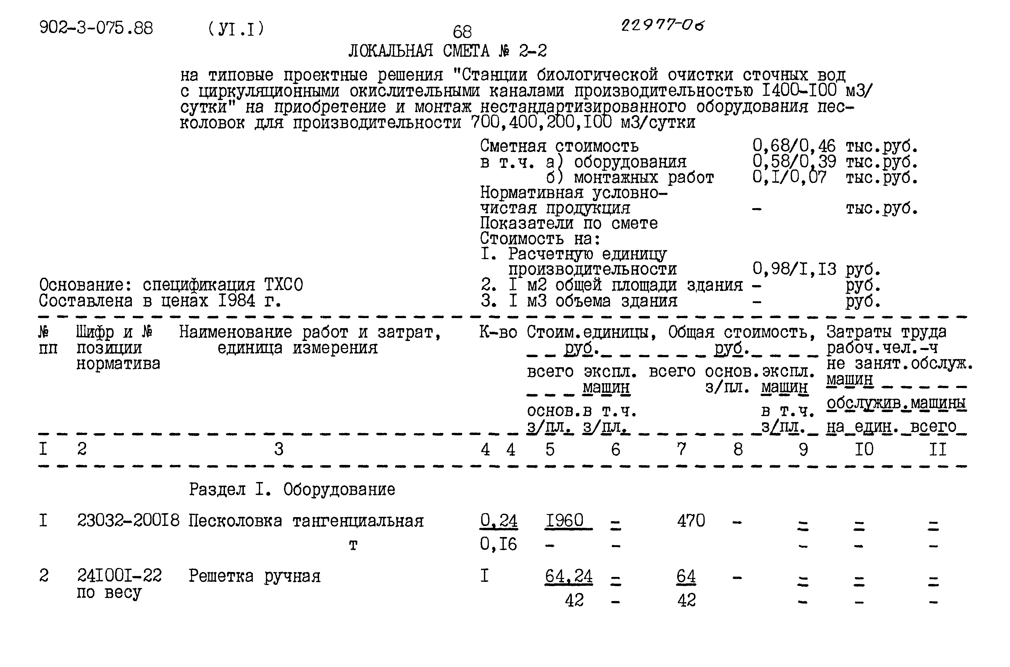 Типовые проектные решения 902-3-075.88