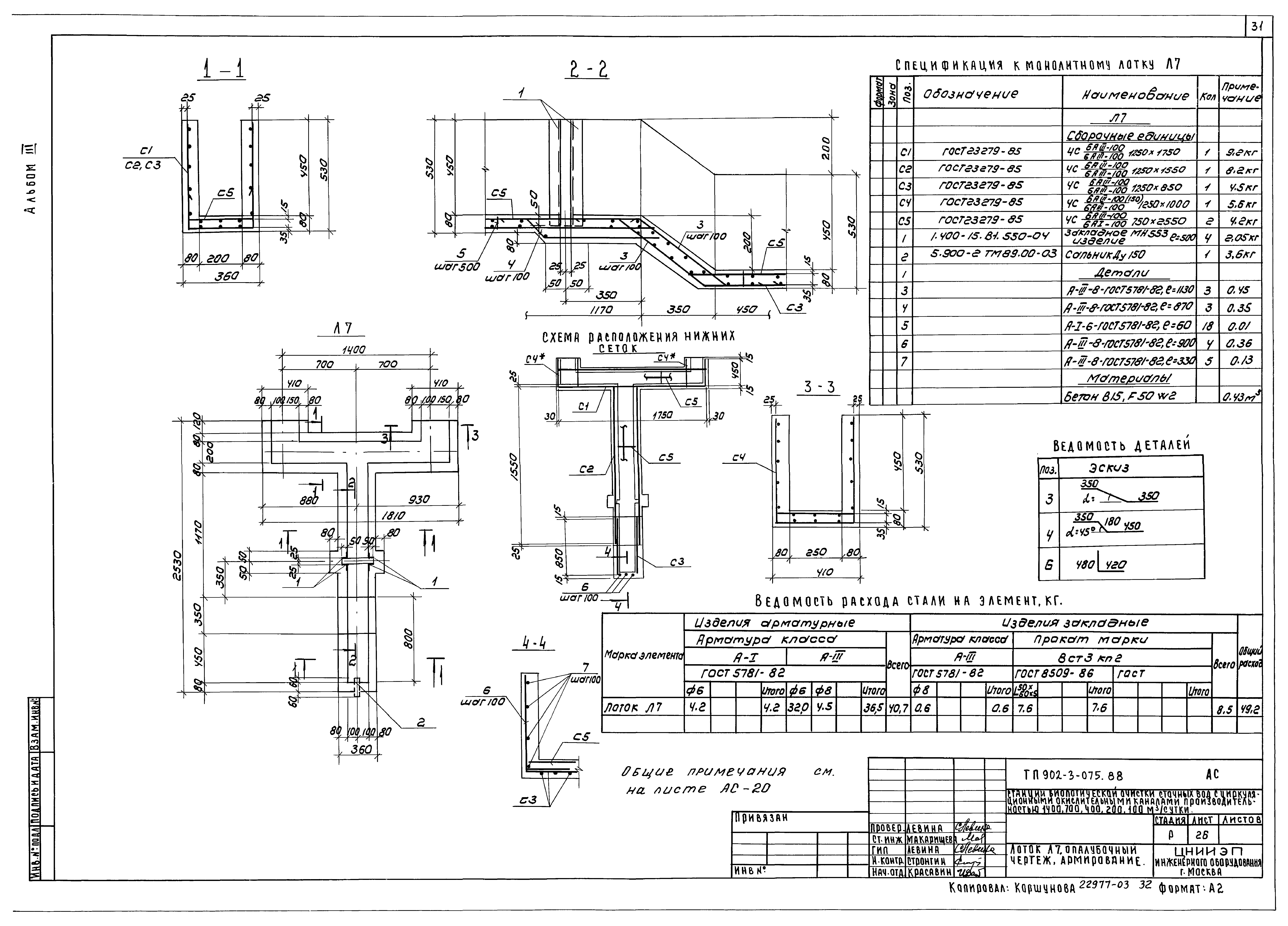 Типовые проектные решения 902-3-075.88