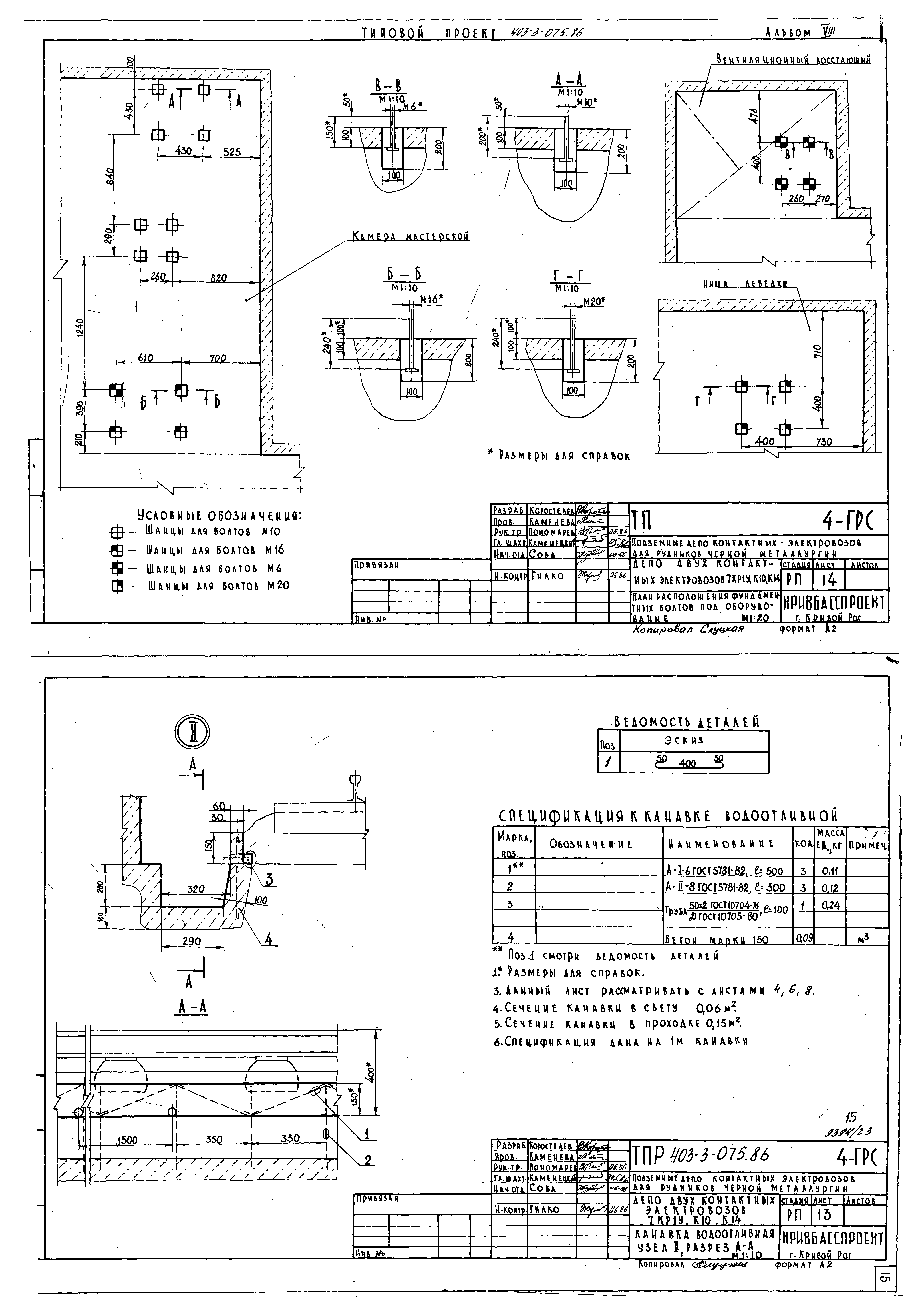 Типовые проектные решения 403-3-075.86