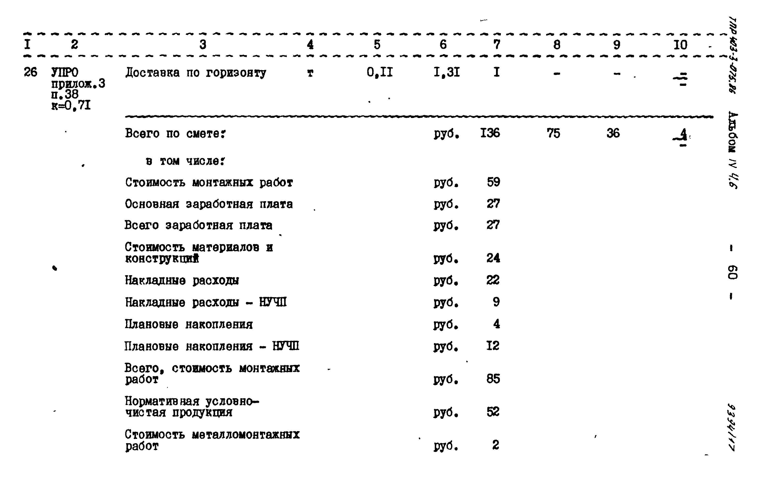 Типовые проектные решения 403-3-075.86