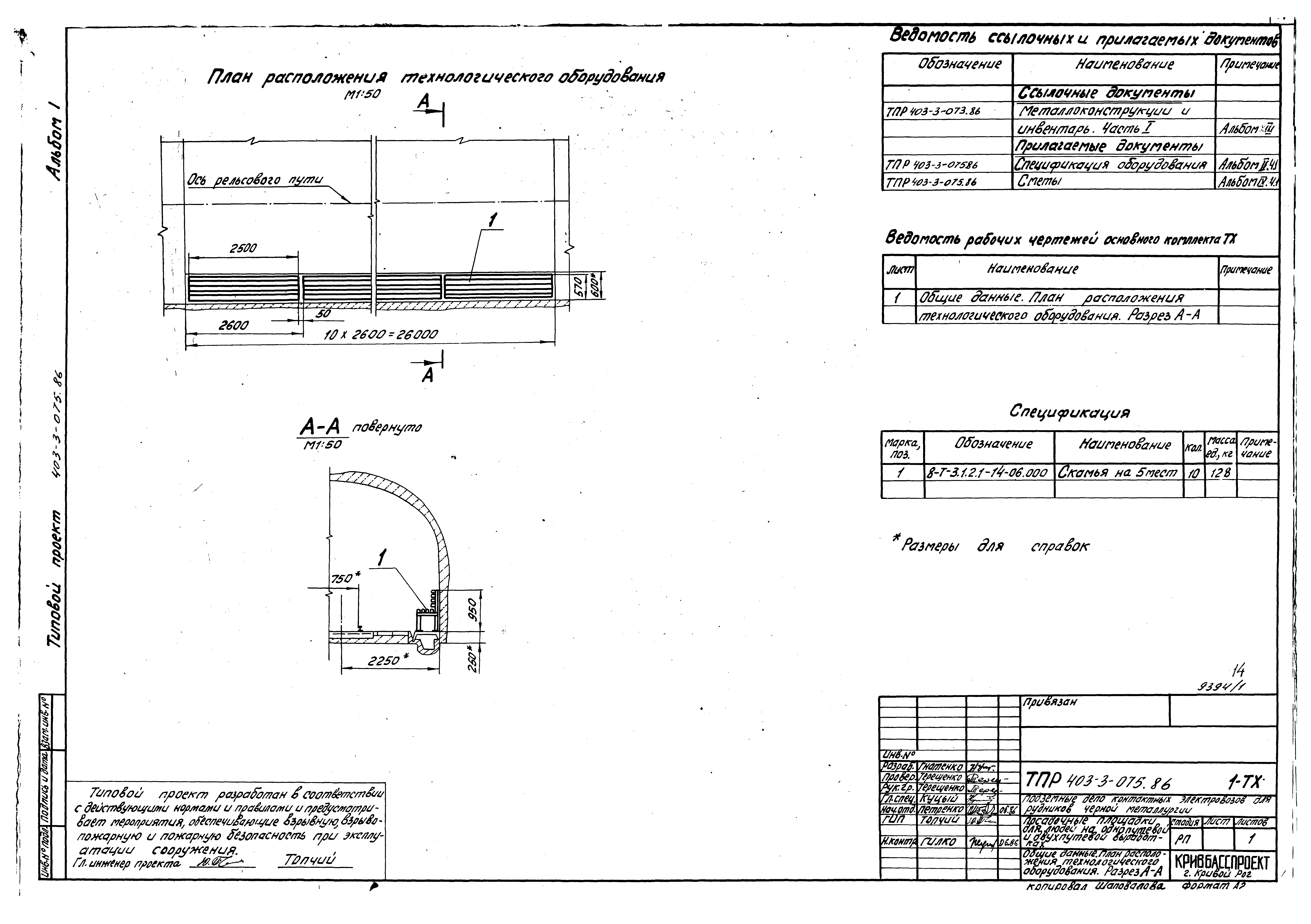 Типовые проектные решения 403-3-075.86