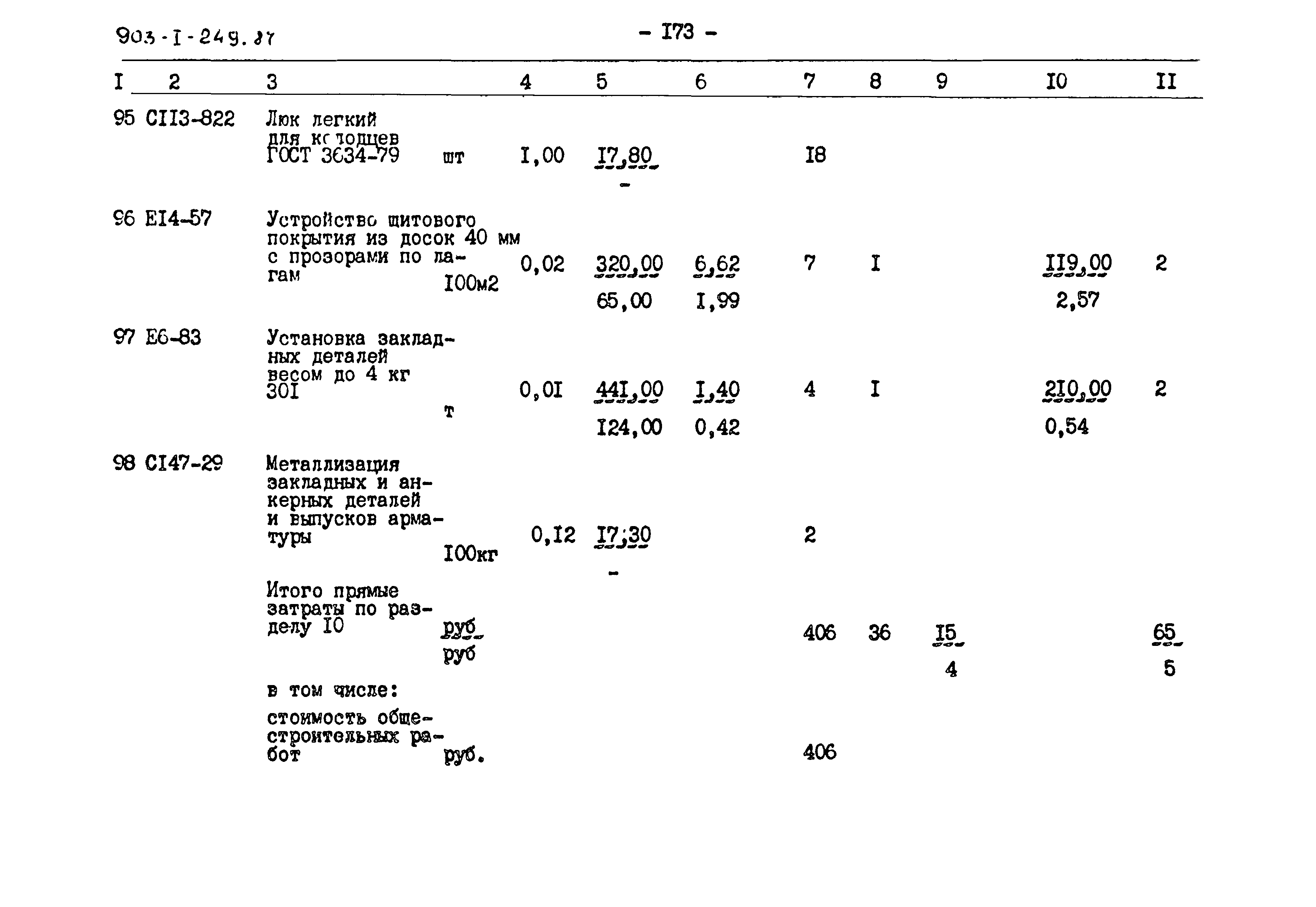 Типовой проект 903-1-249.87