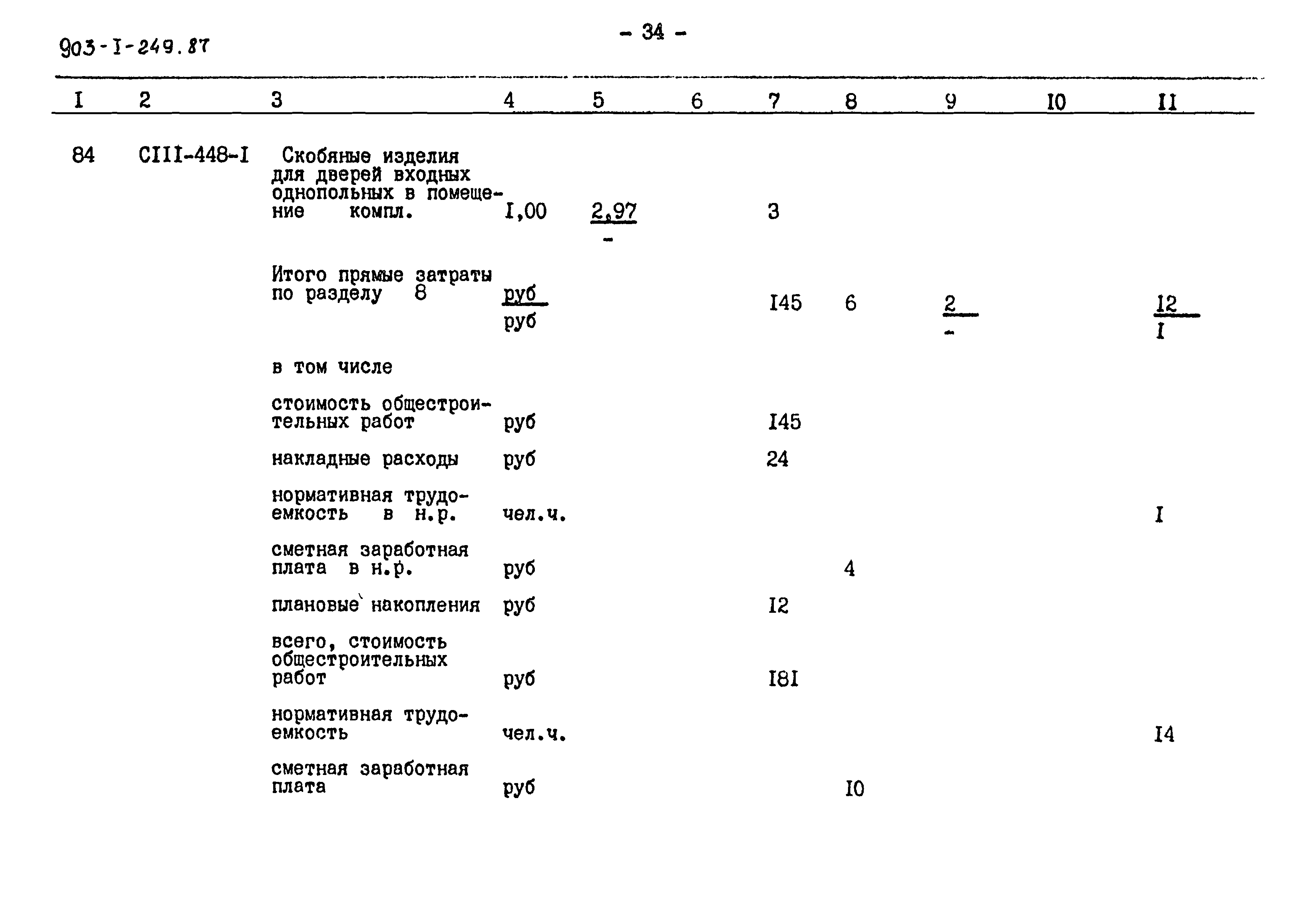 Типовой проект 903-1-249.87