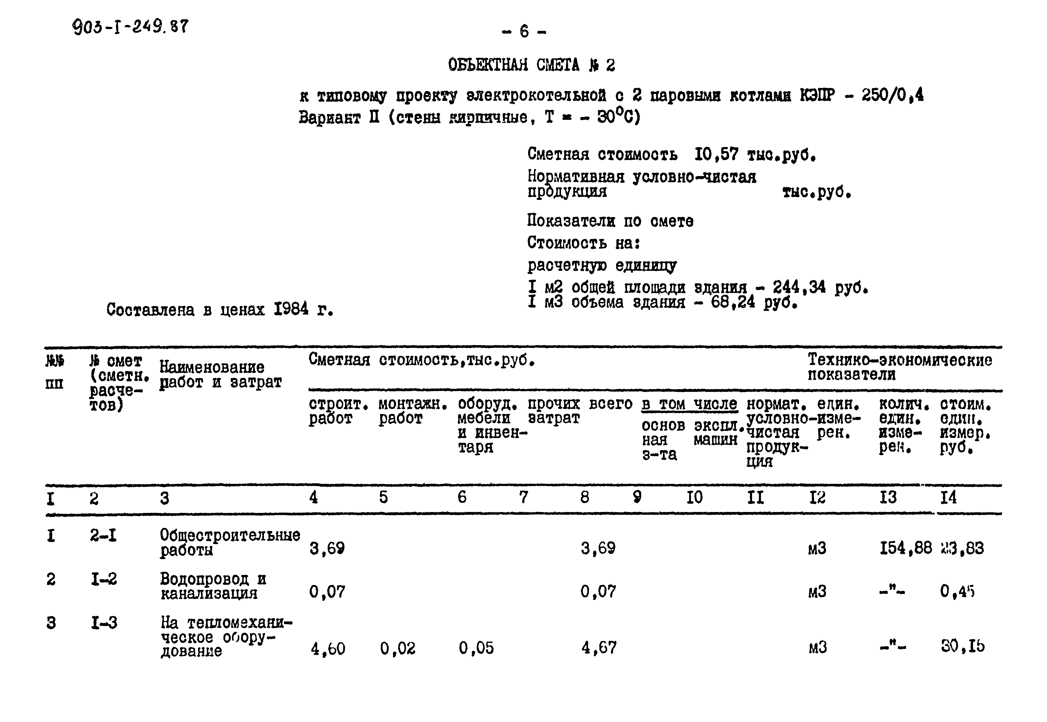 Типовой проект 903-1-249.87