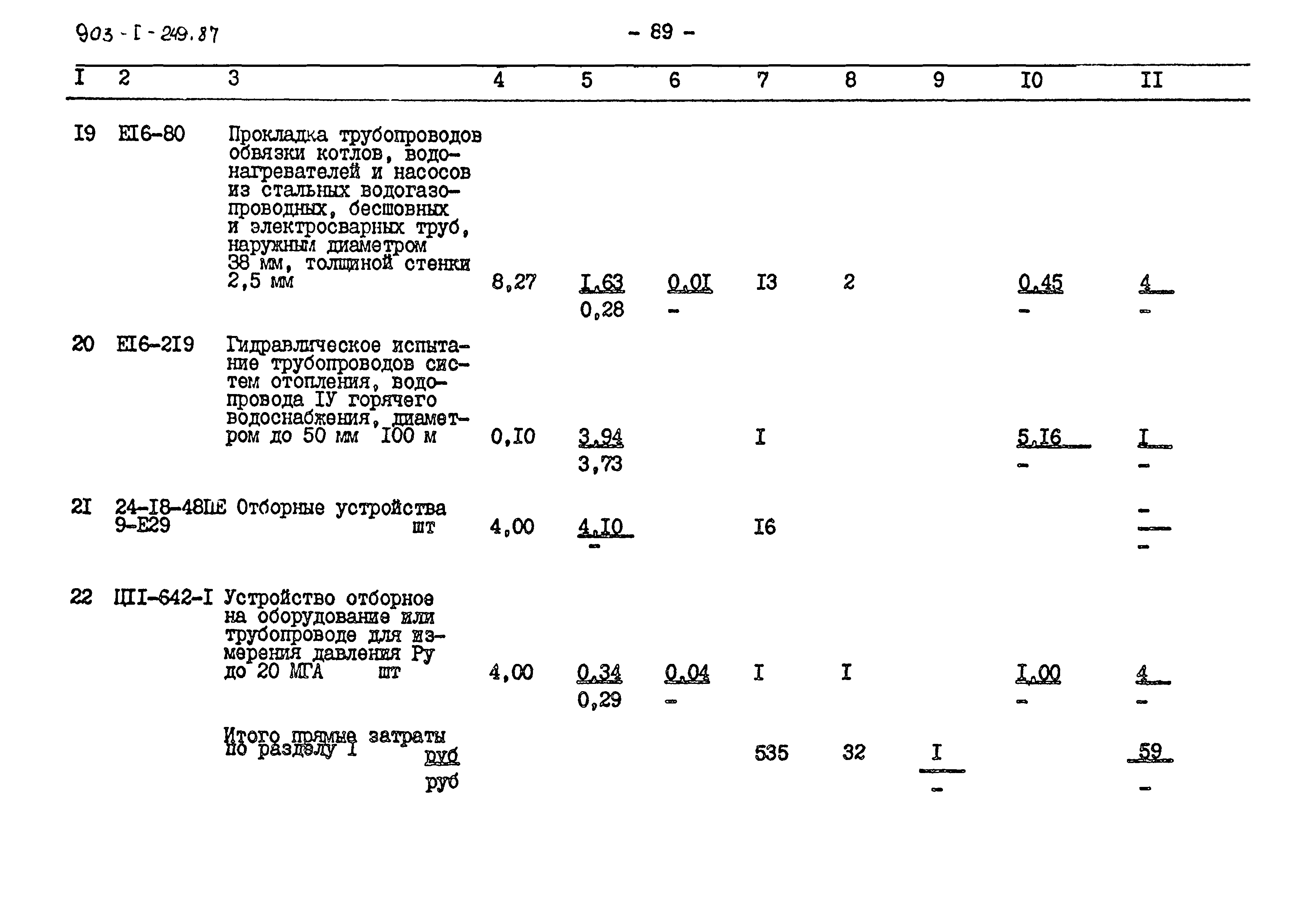 Типовой проект 903-1-249.87