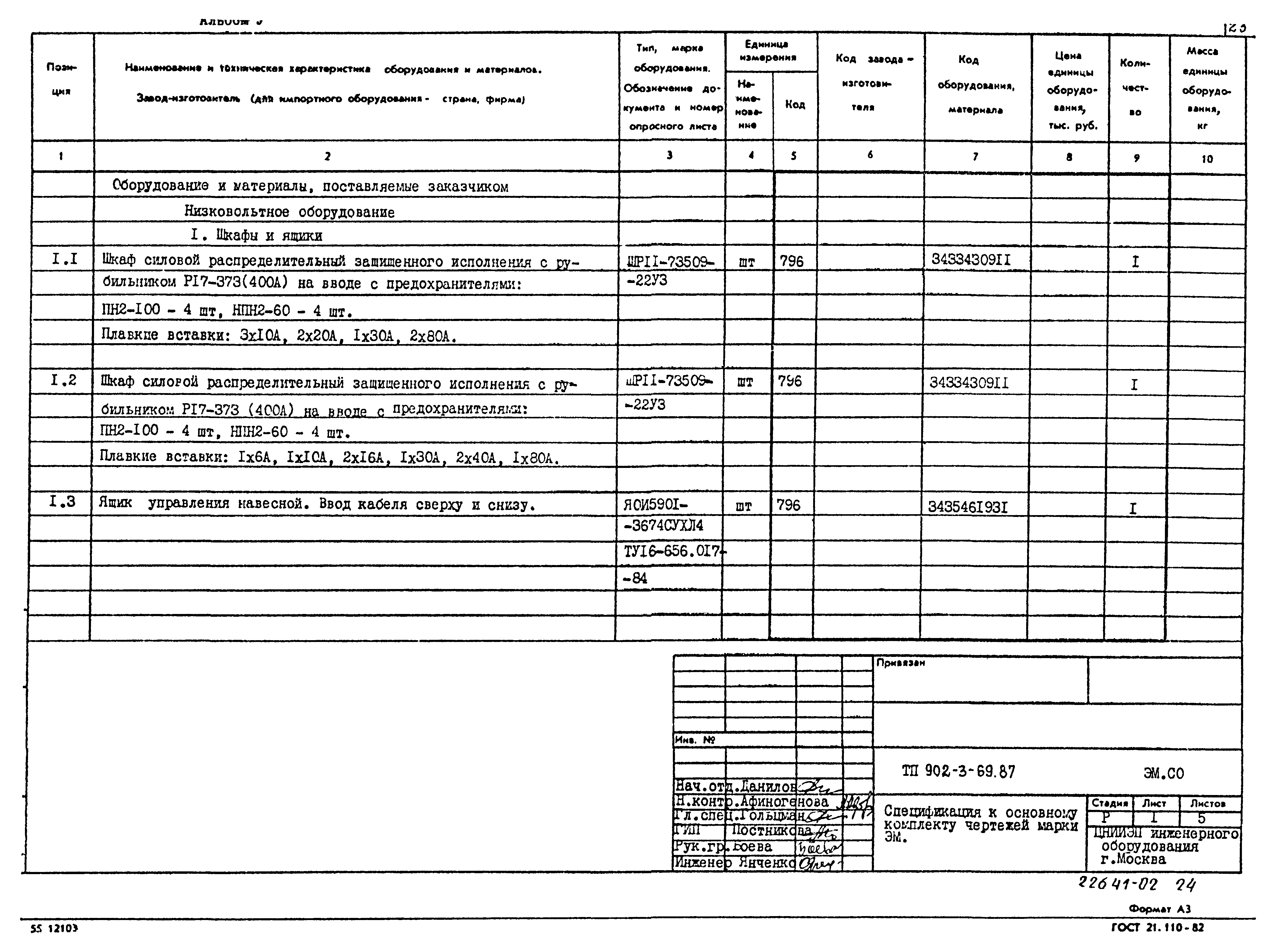 Типовой проект 902-3-69.87
