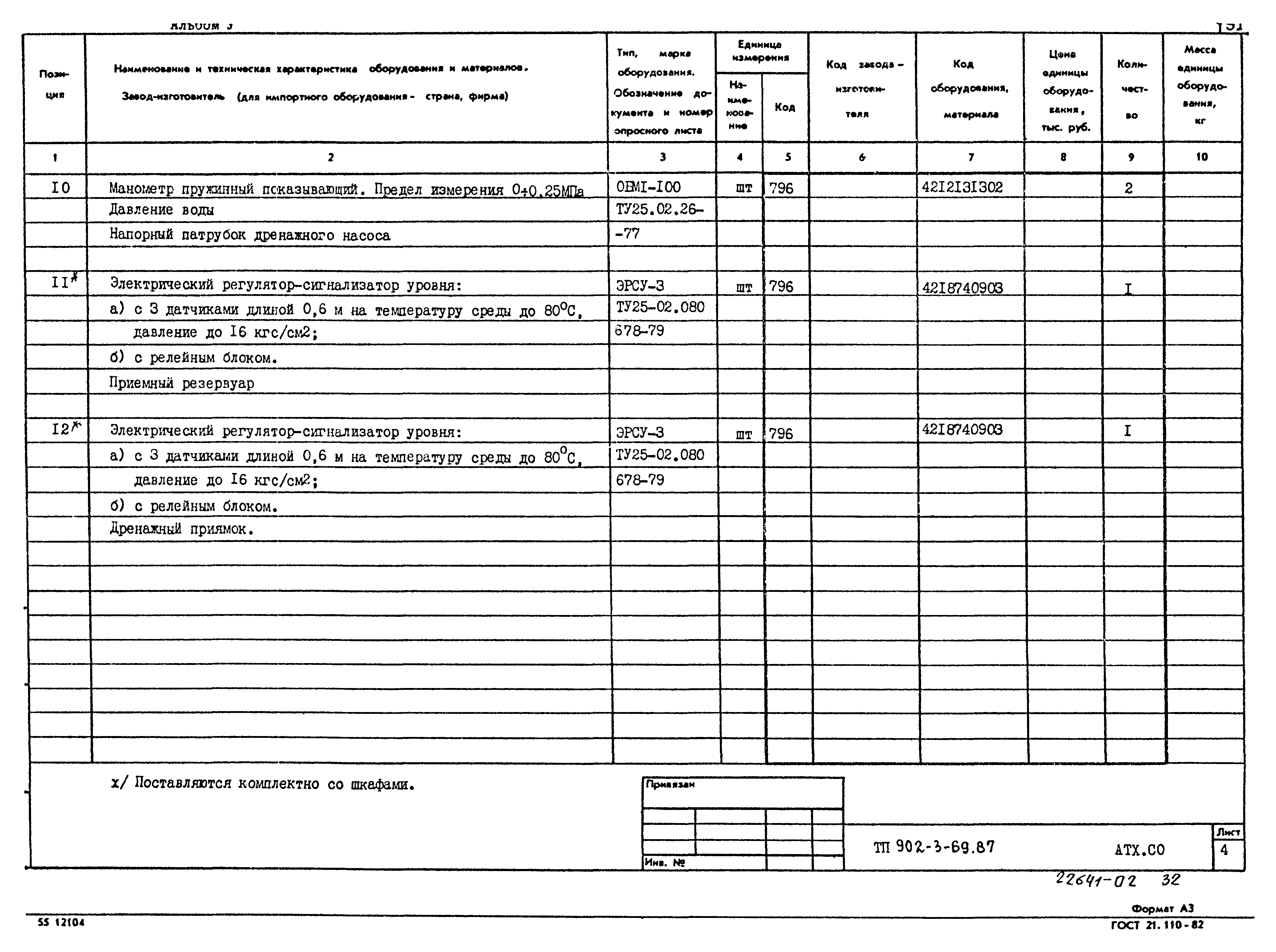 Типовой проект 902-3-69.87