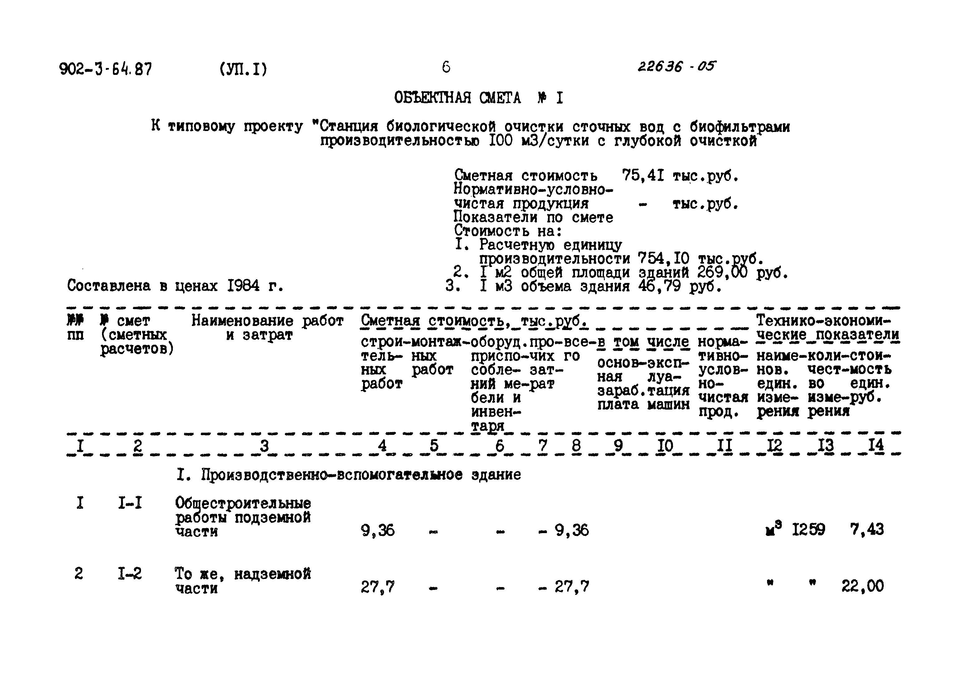 Типовой проект 902-3-64.87