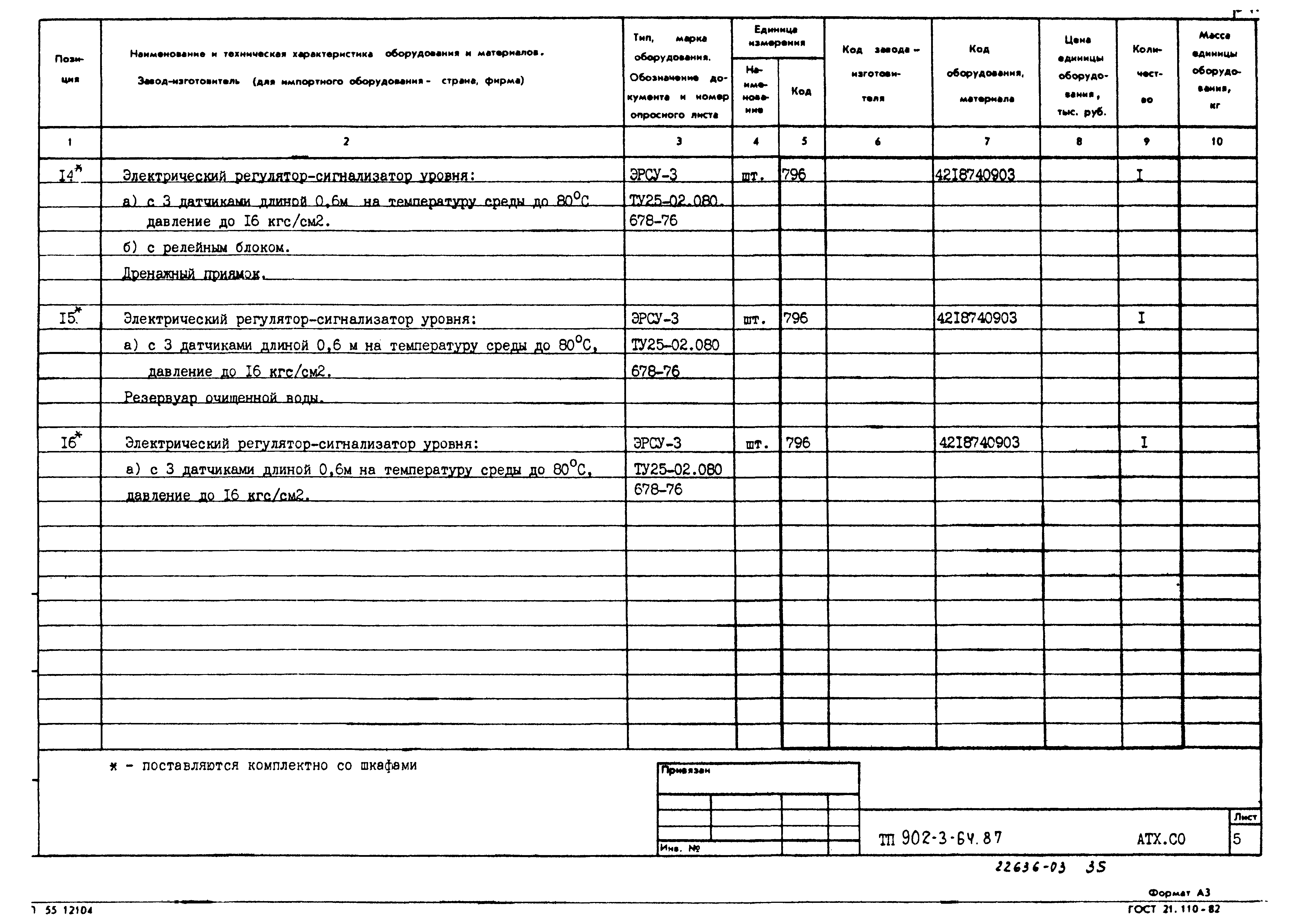 Типовой проект 902-3-64.87