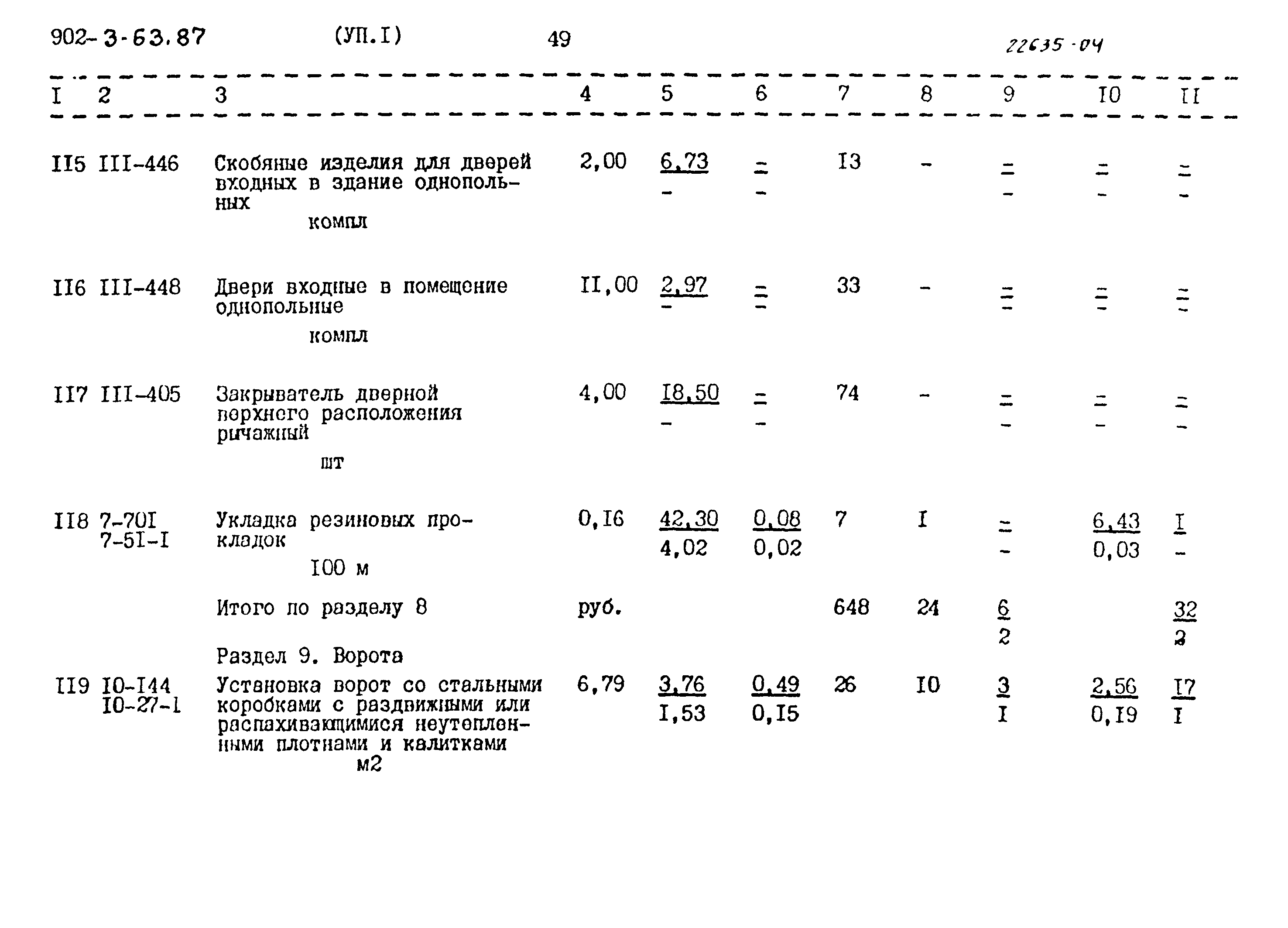 Типовой проект 902-3-63.87