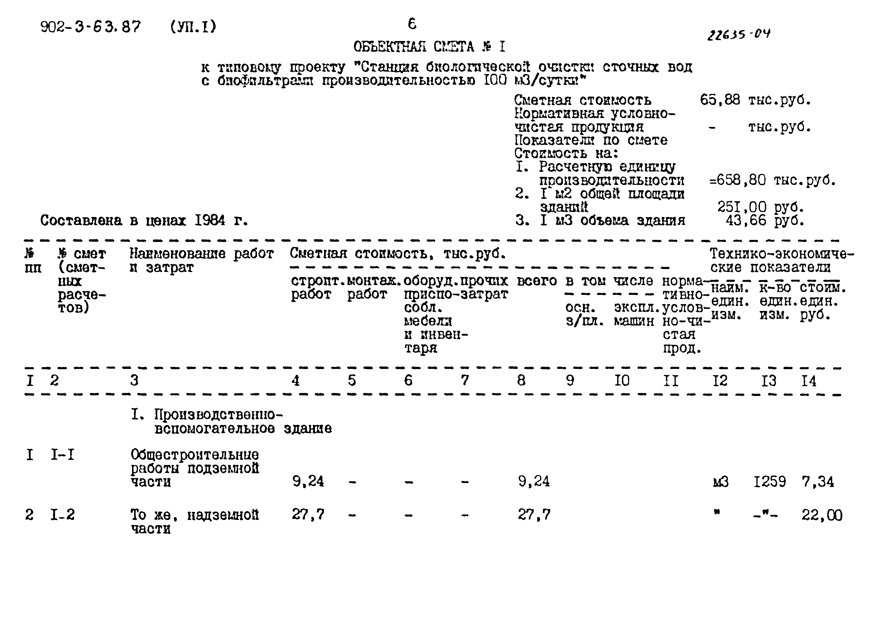 Типовой проект 902-3-63.87