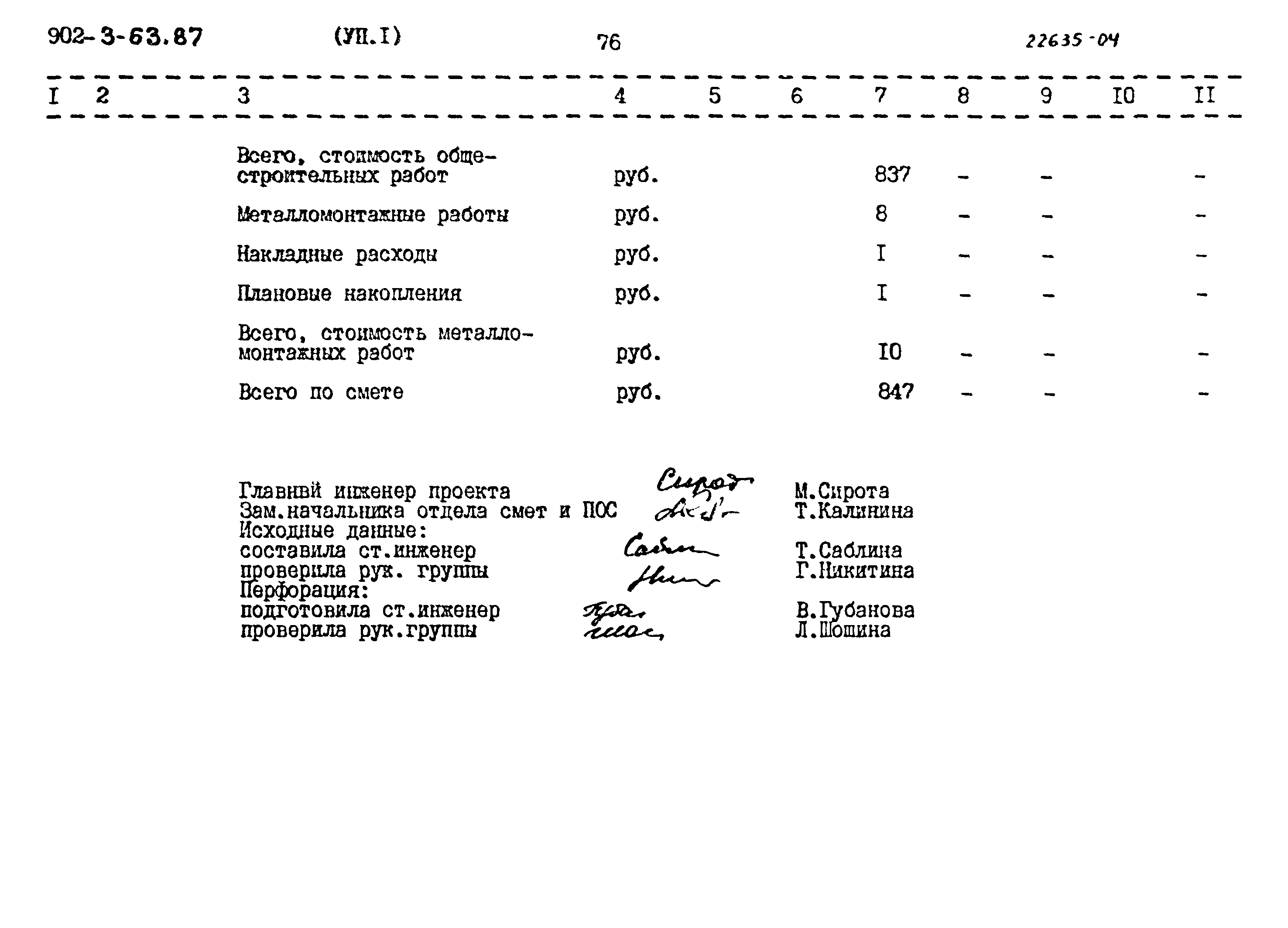 Типовой проект 902-3-63.87