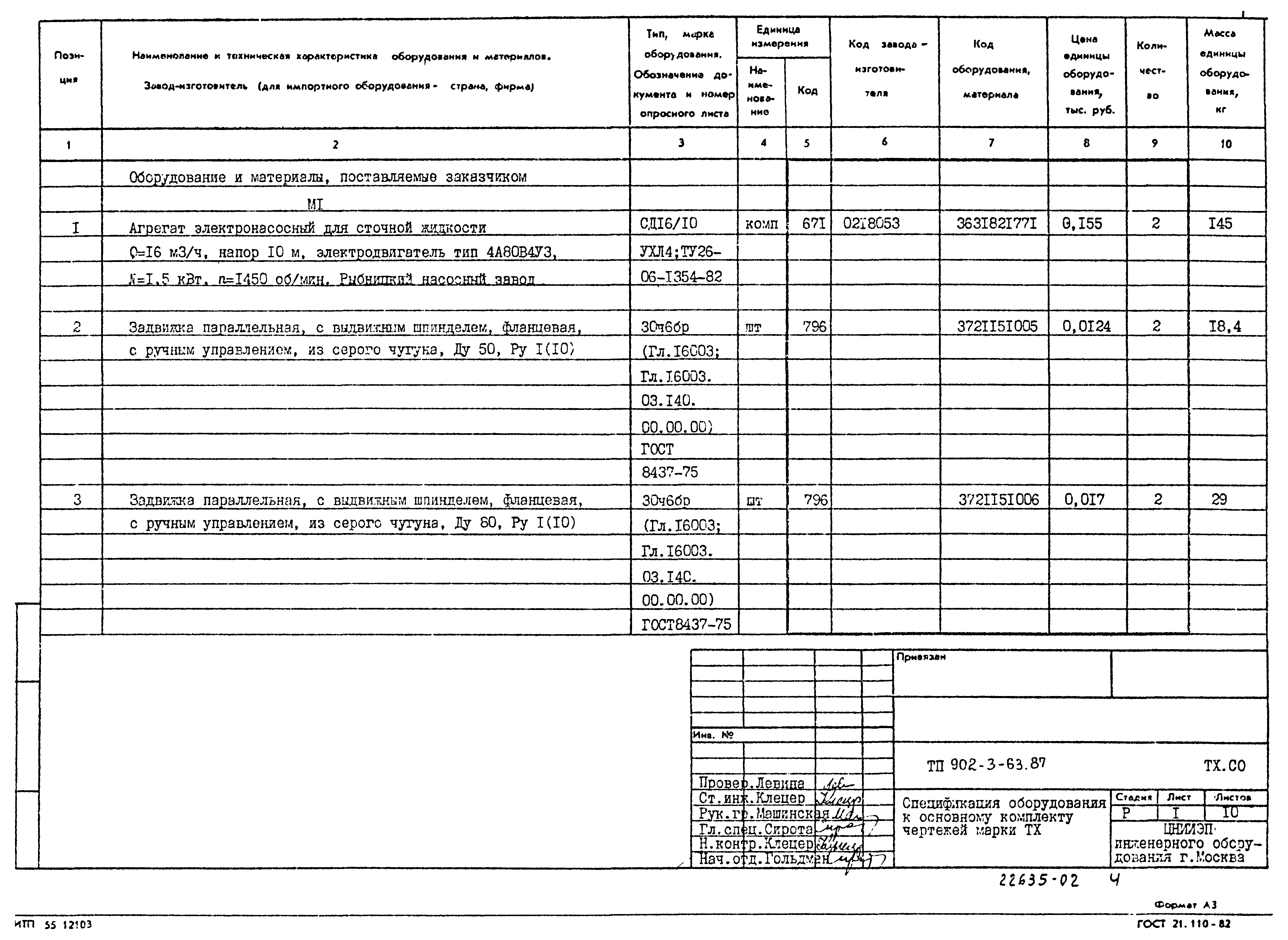 Типовой проект 902-3-63.87
