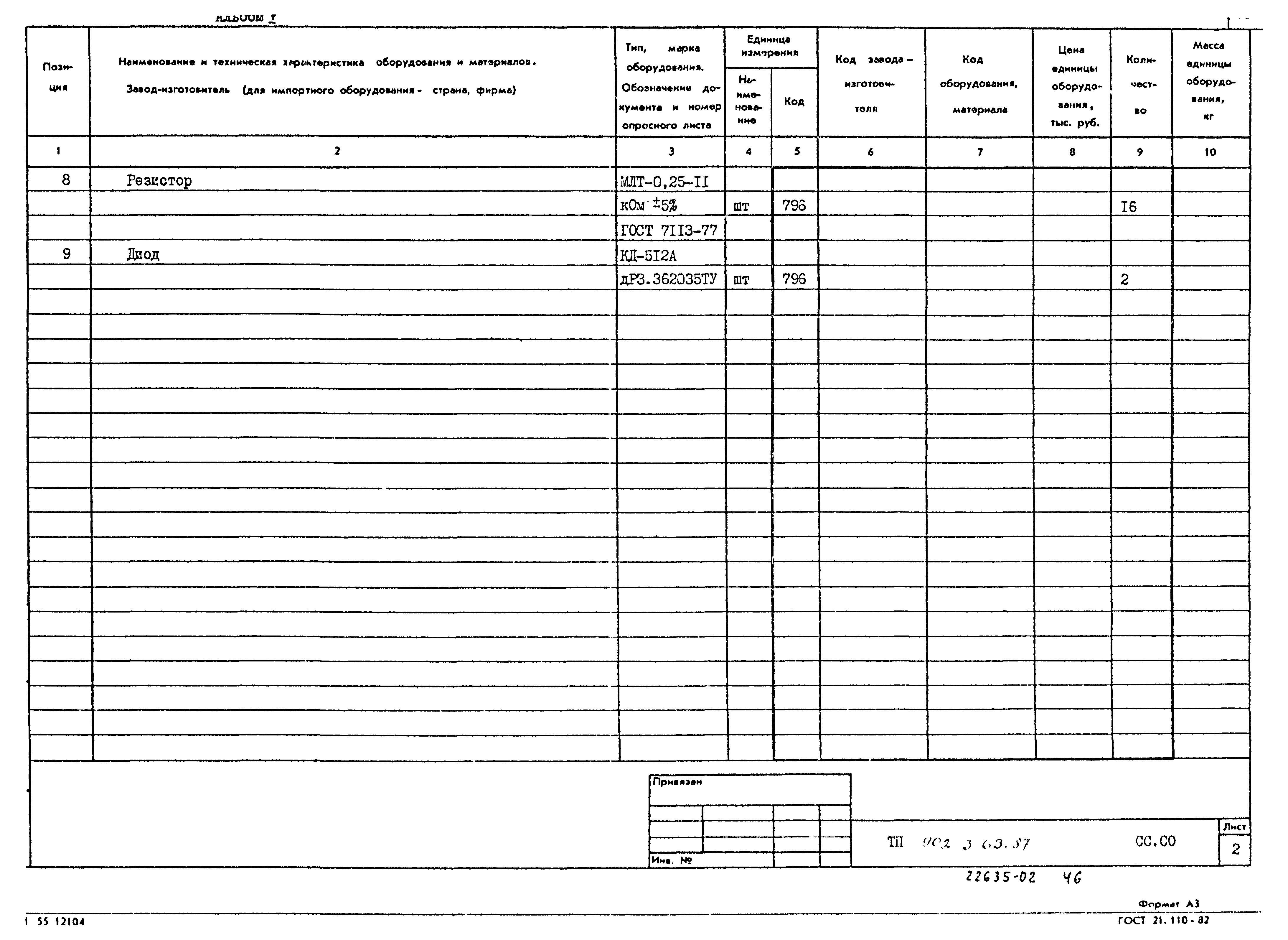 Типовой проект 902-3-63.87