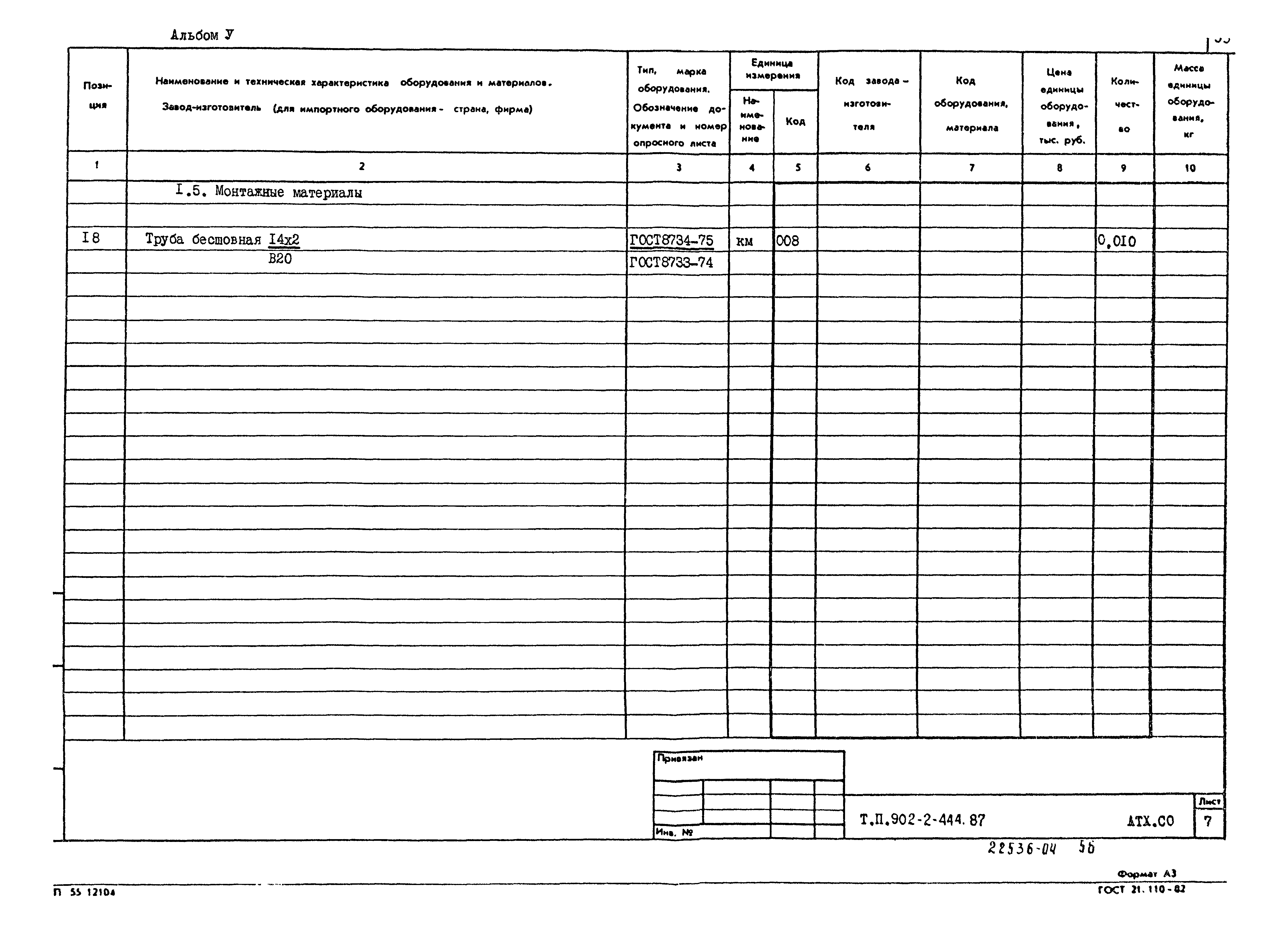 Типовой проект 902-2-444.87