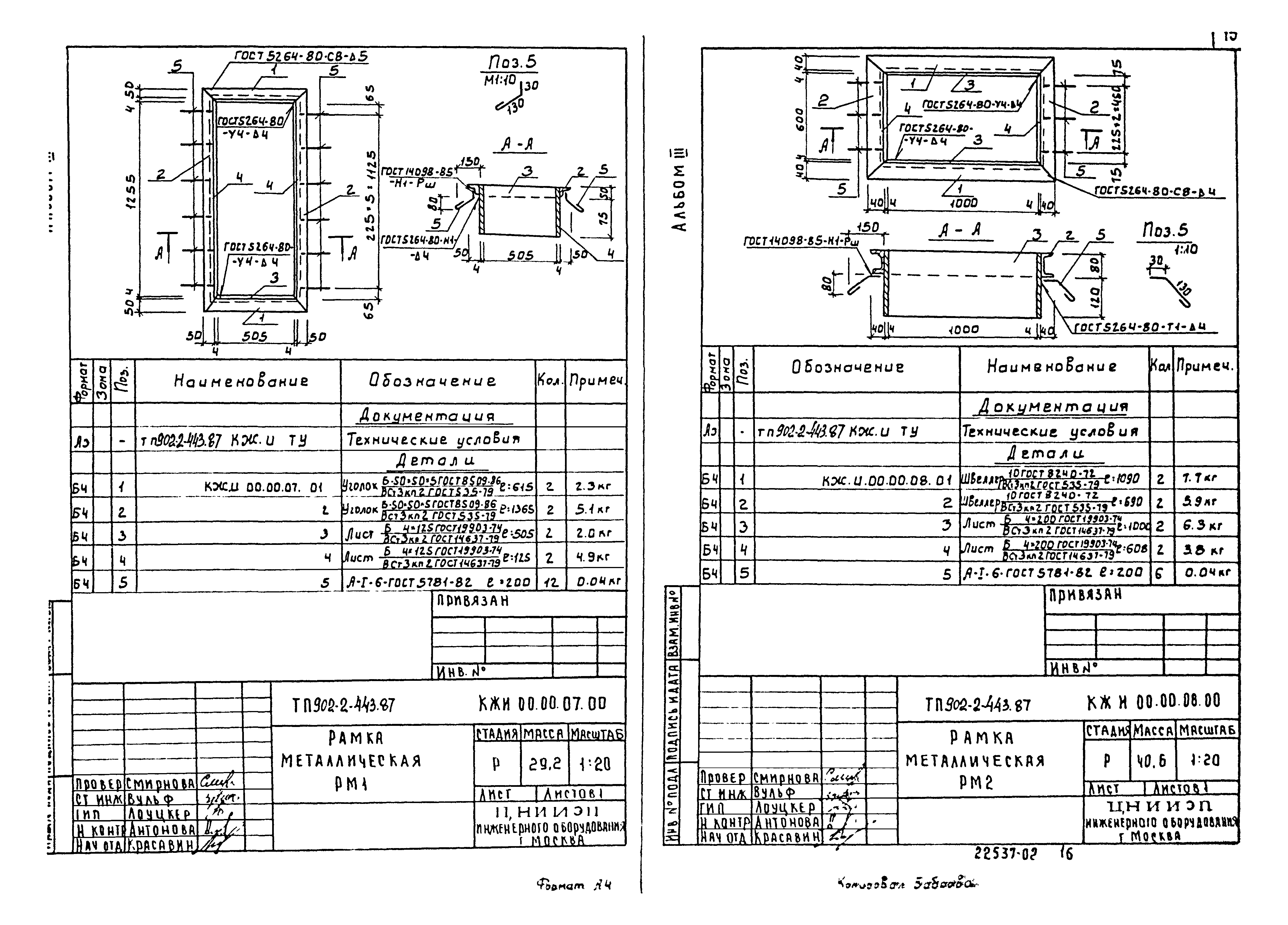 Типовой проект 902-2-443.87