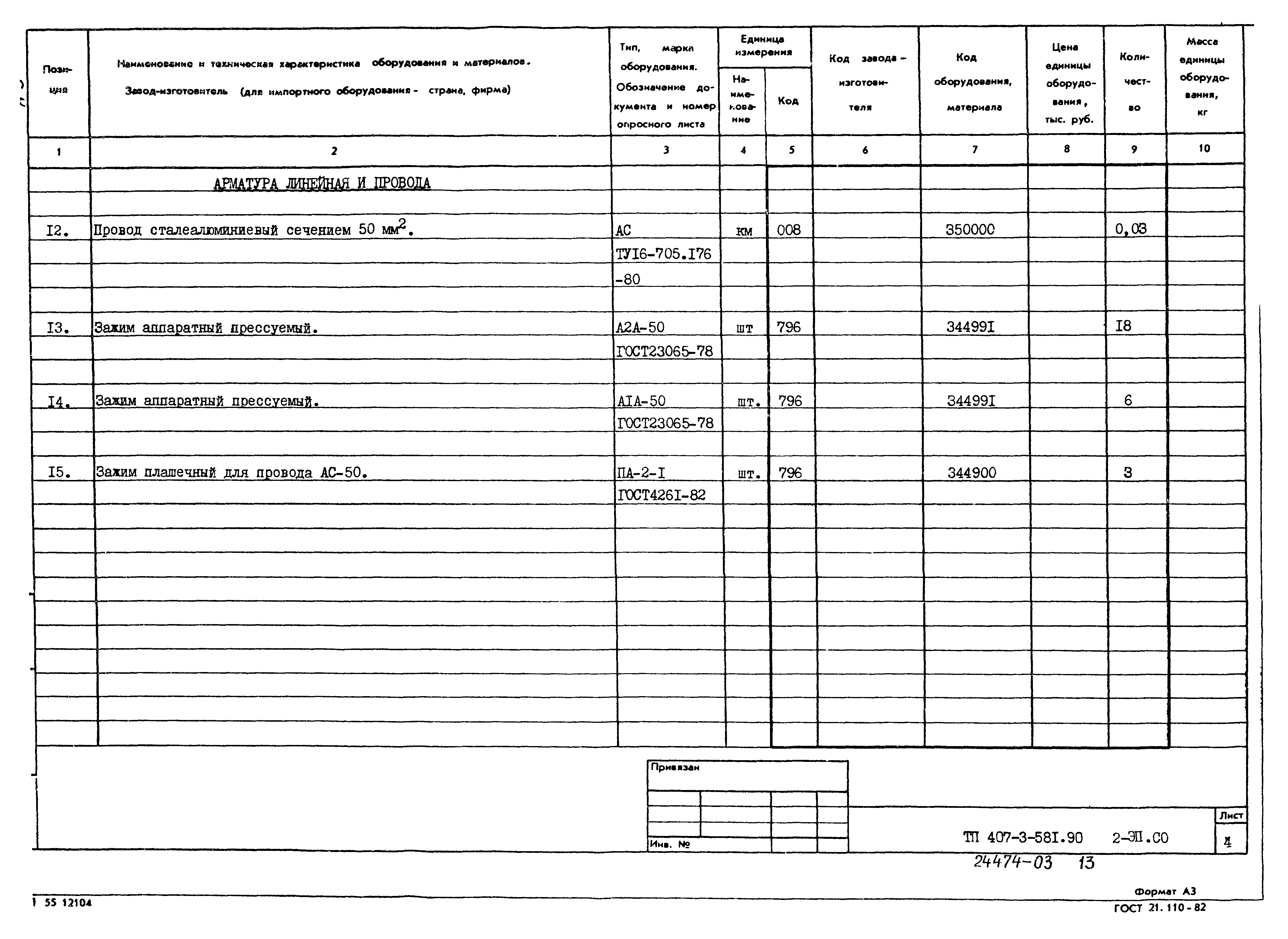 Типовой проект 407-3-581.90