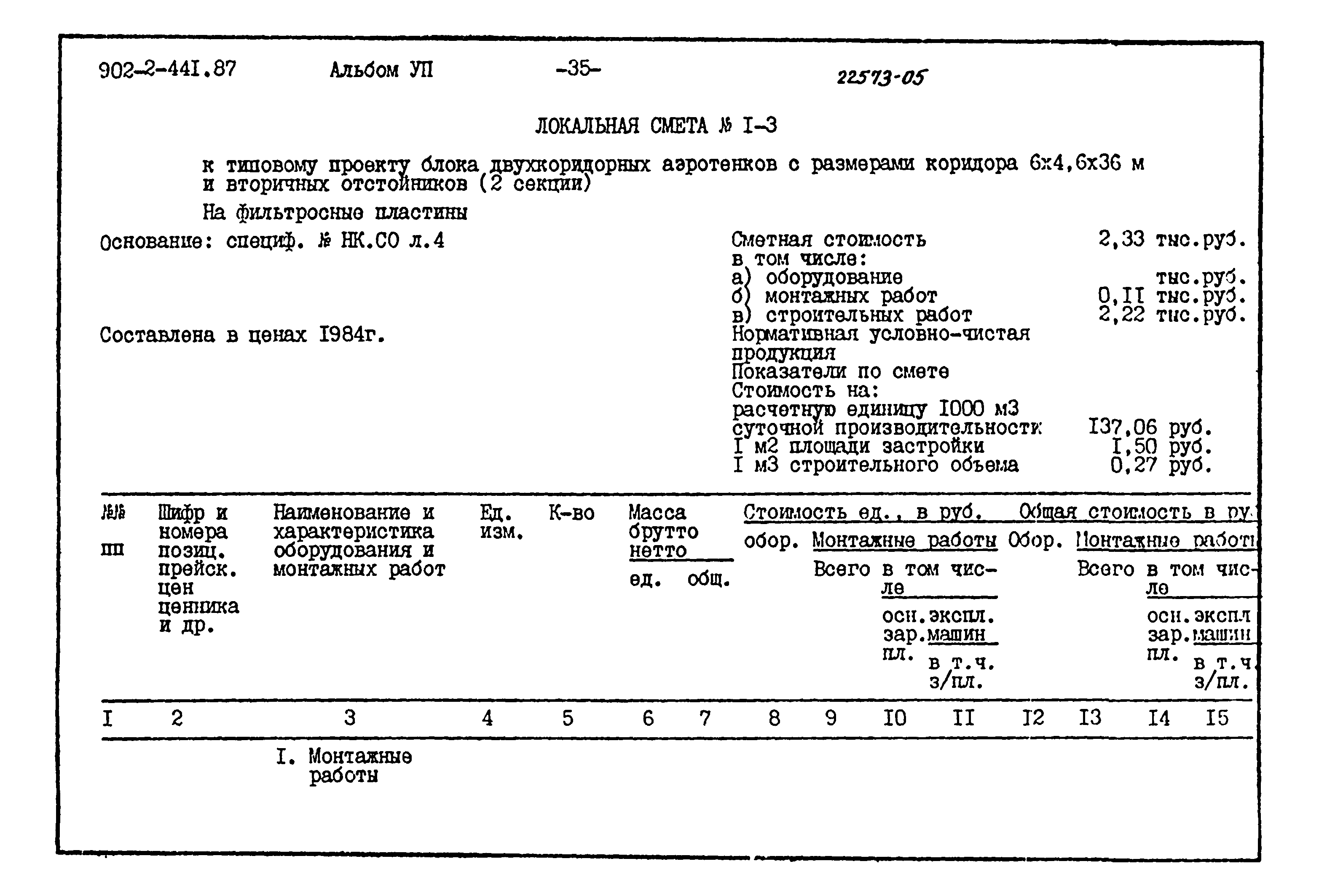 Типовой проект 902-2-441.87