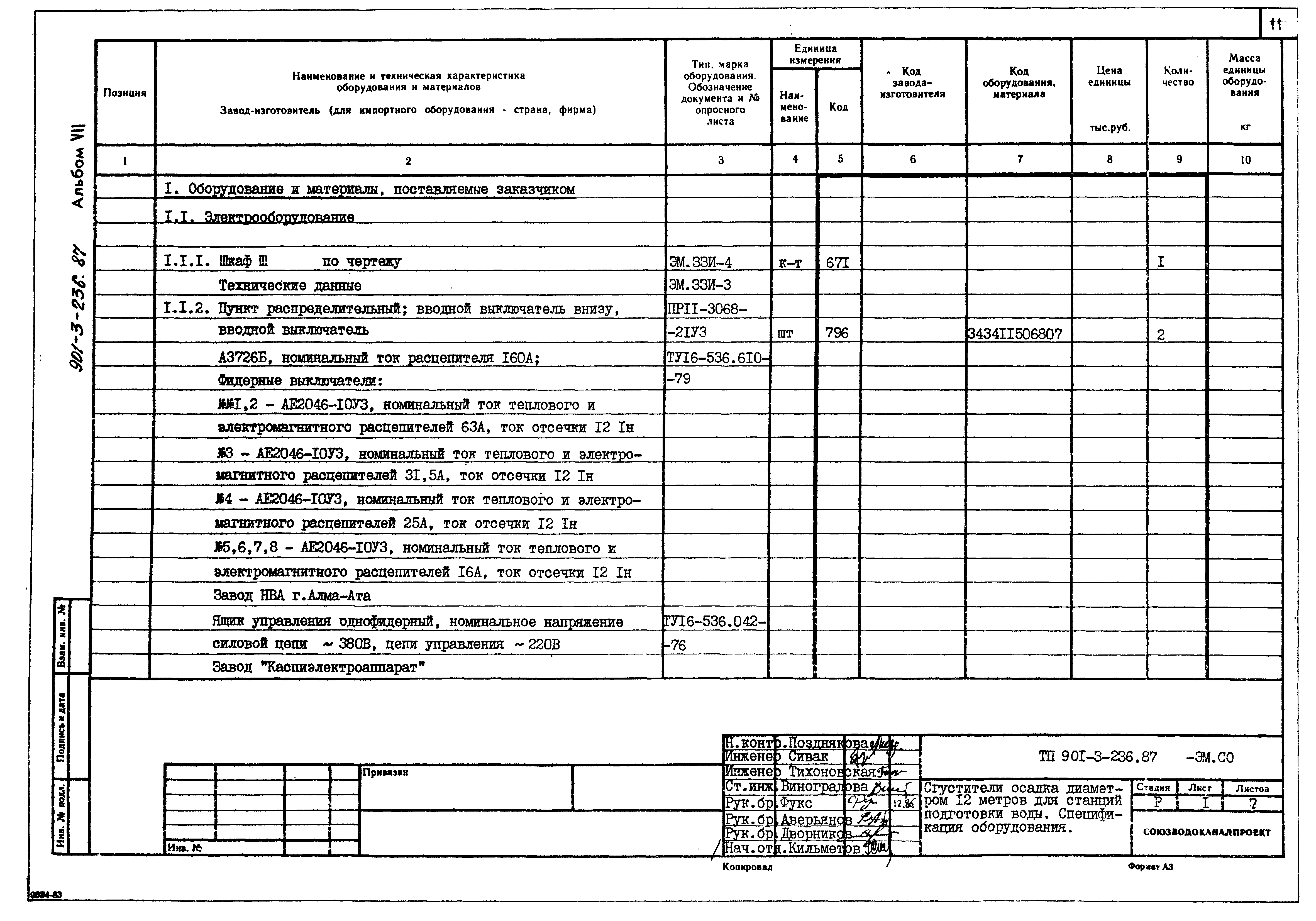 Типовой проект 901-3-236.87