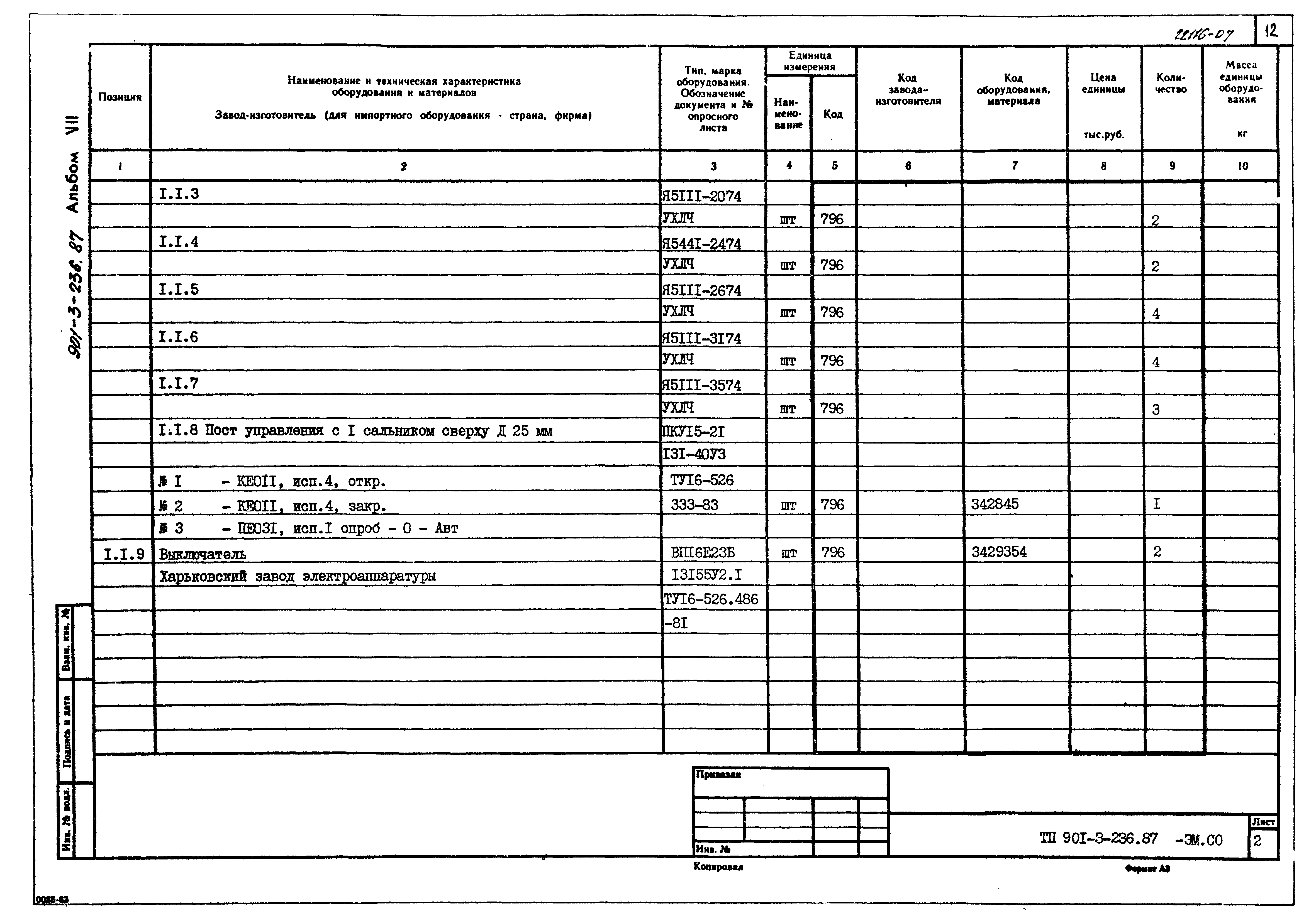 Типовой проект 901-3-236.87
