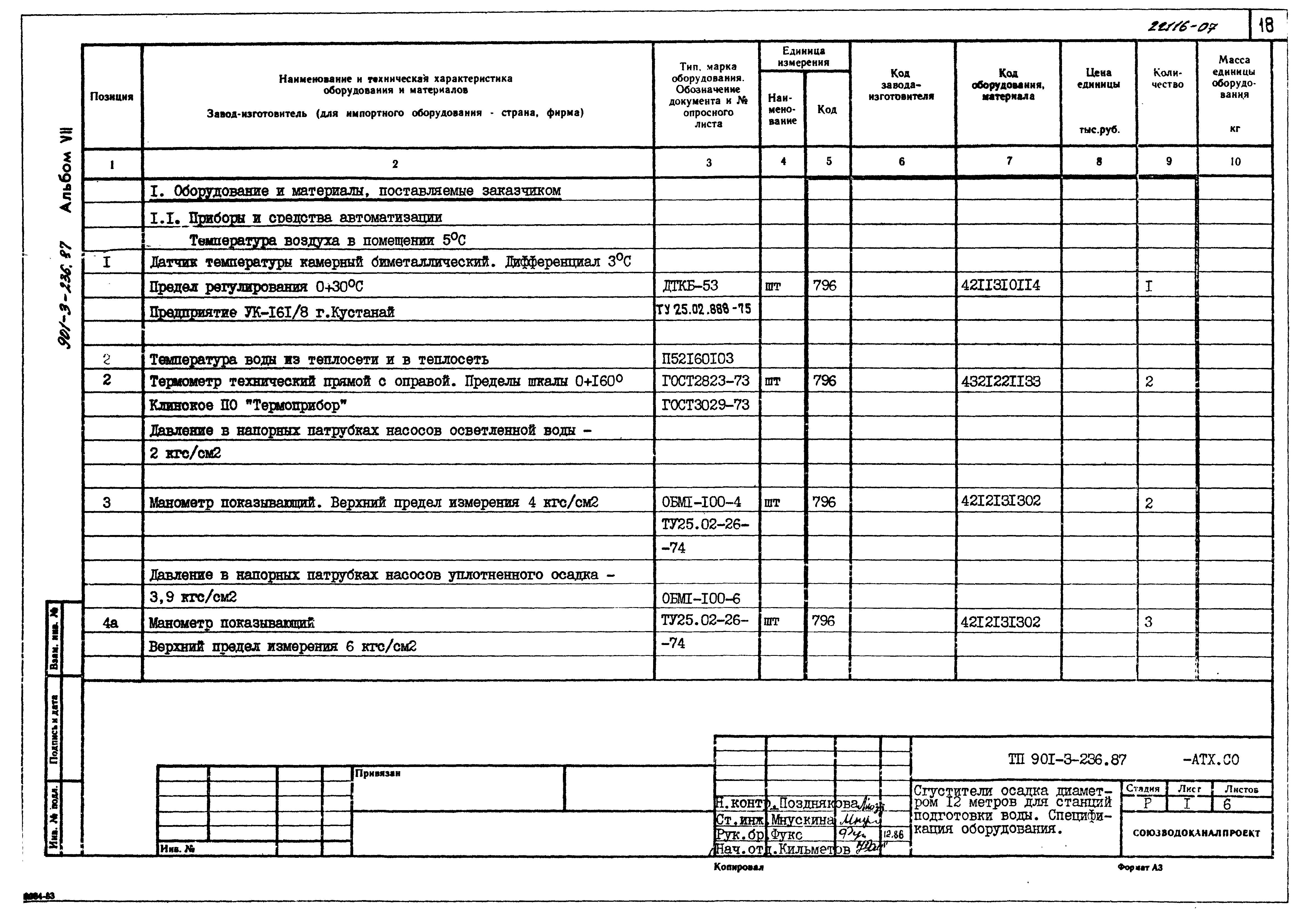 Типовой проект 901-3-236.87
