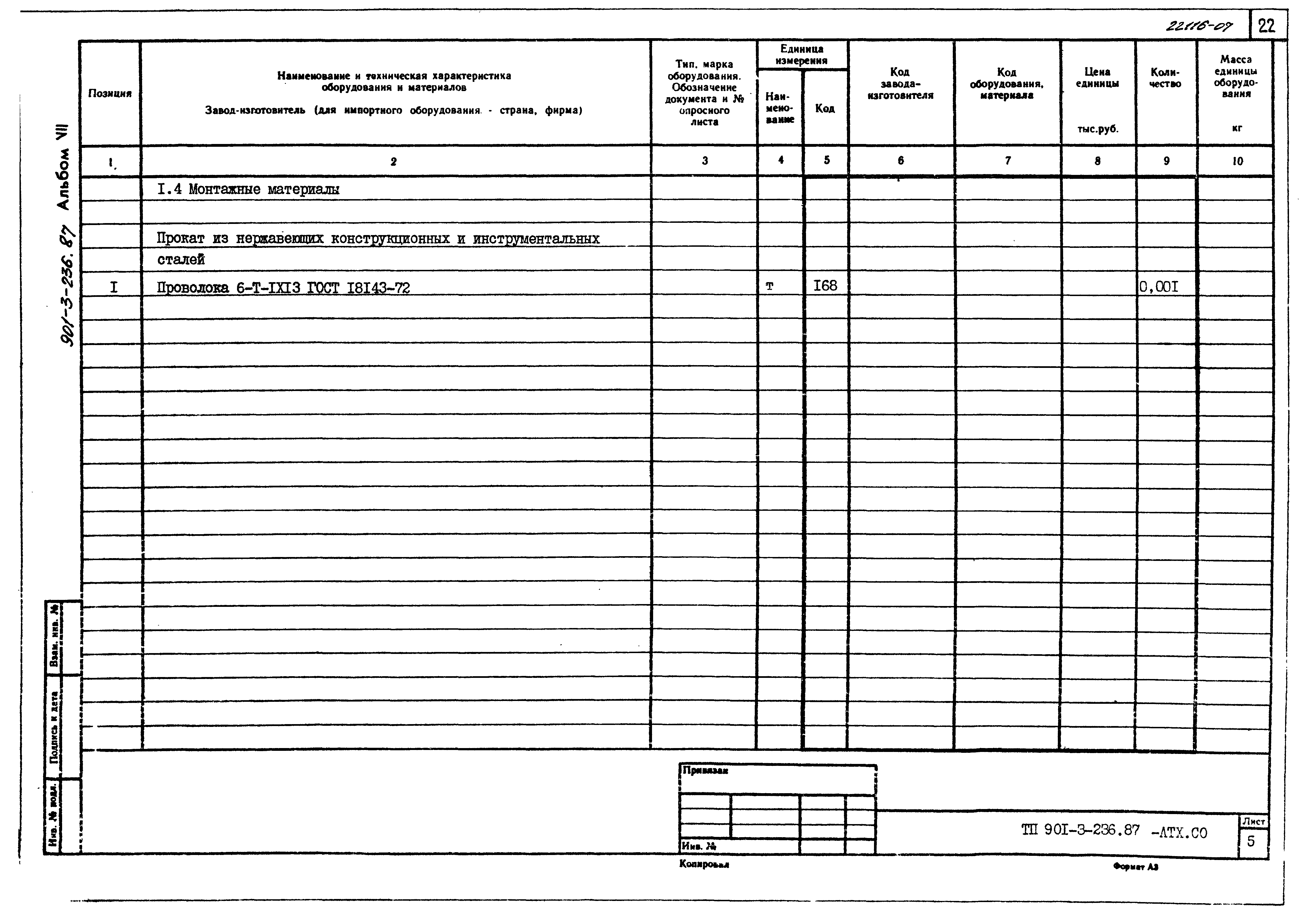 Типовой проект 901-3-236.87