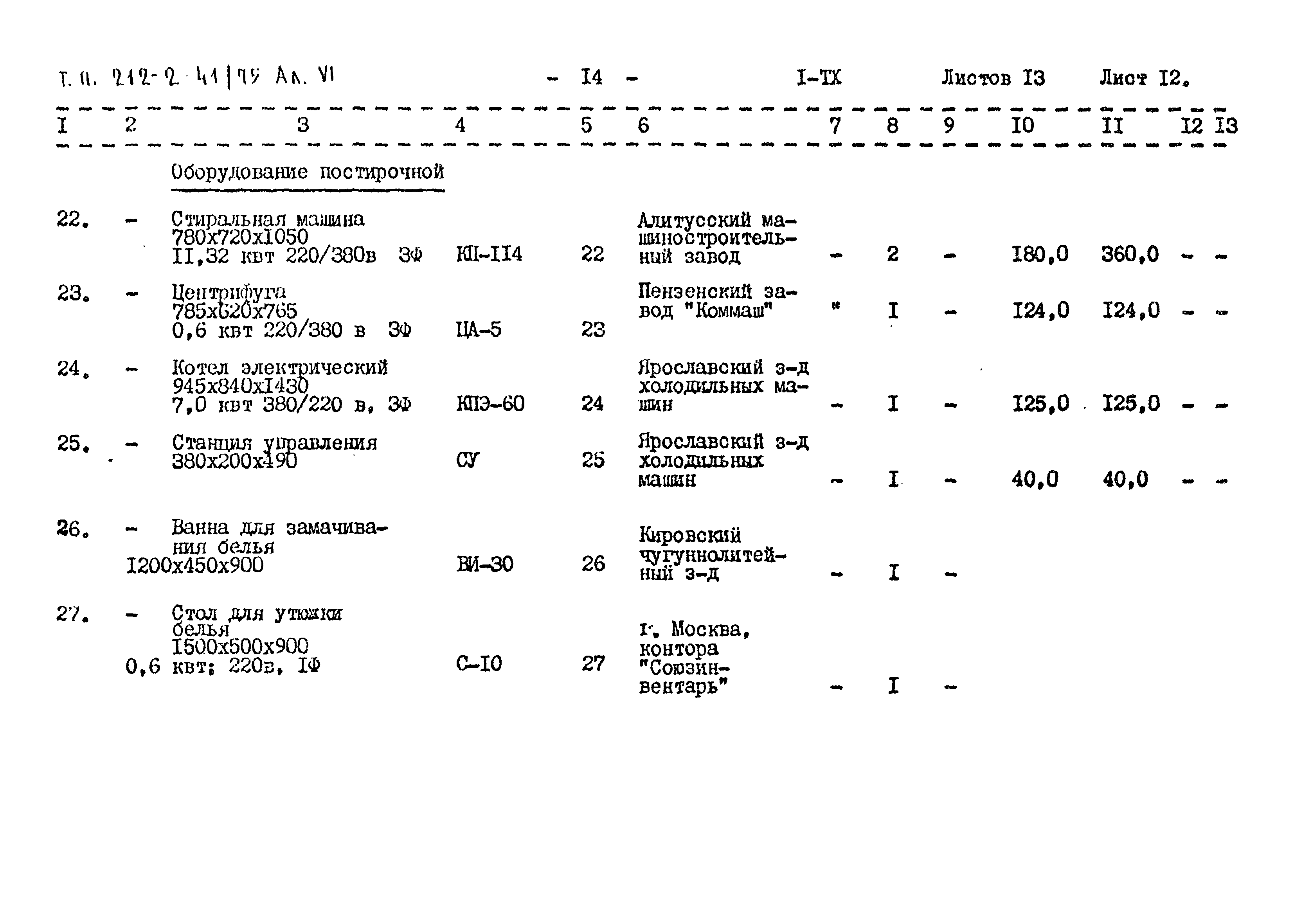 Типовой проект 212-2-41/75