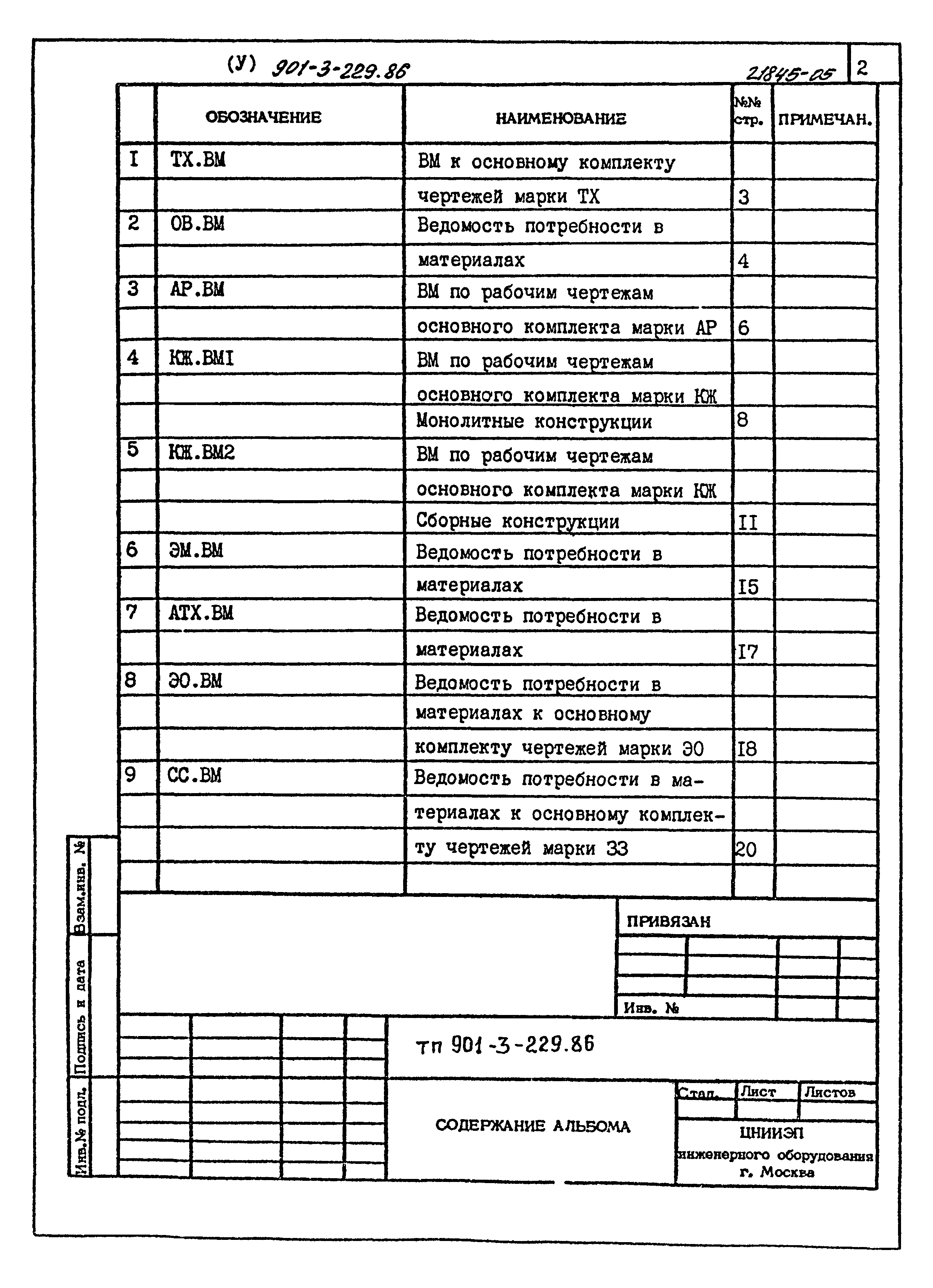 Типовой проект 901-3-229.86
